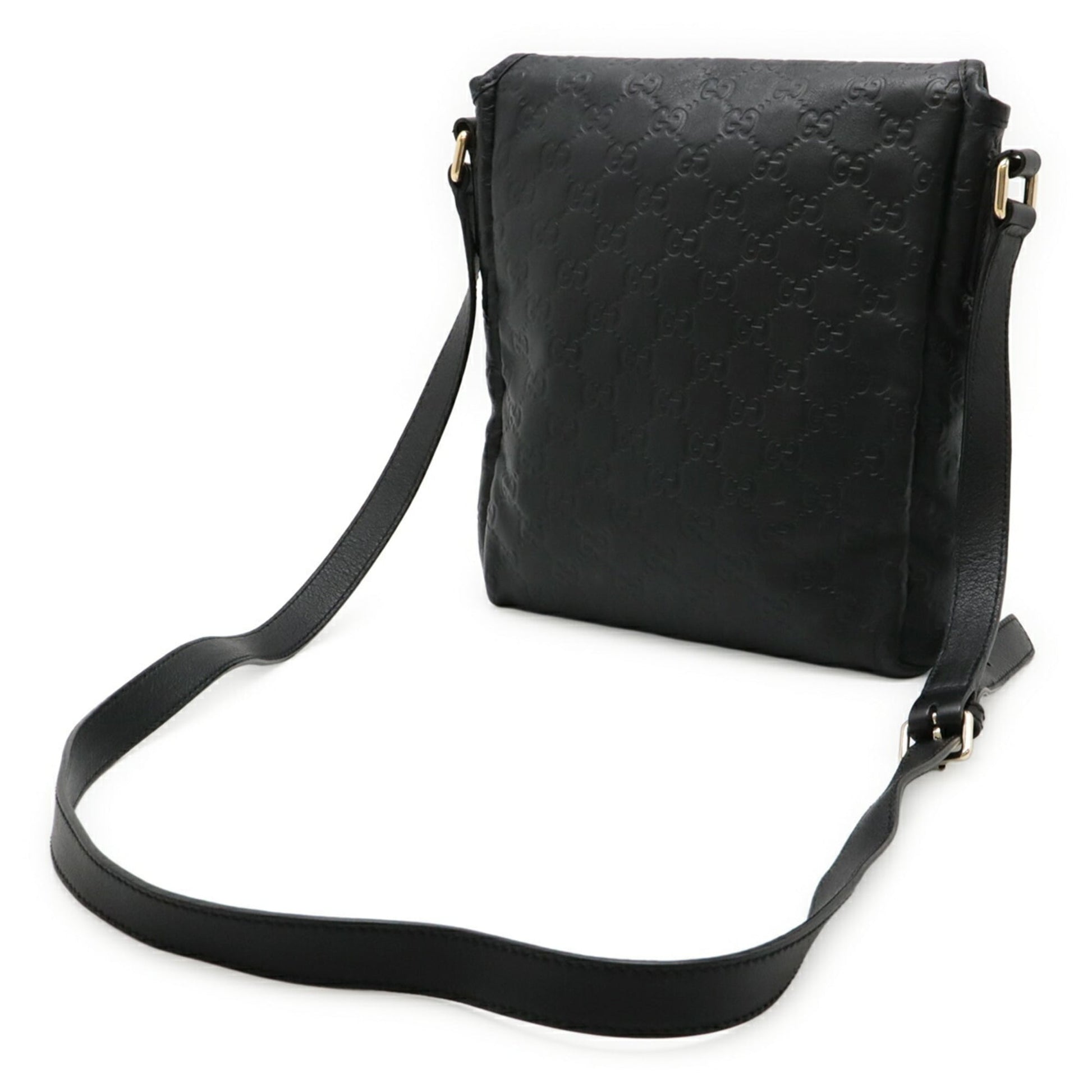 Gucci Black Leather Shoulder Bag