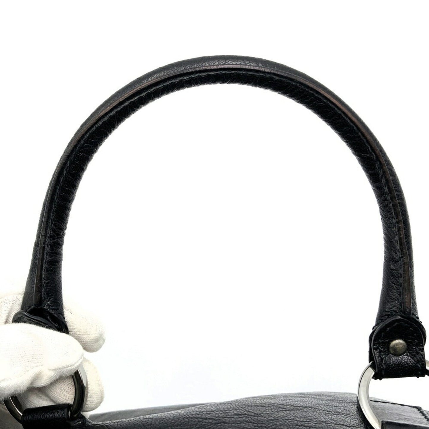 Gucci Black Leather Handbag