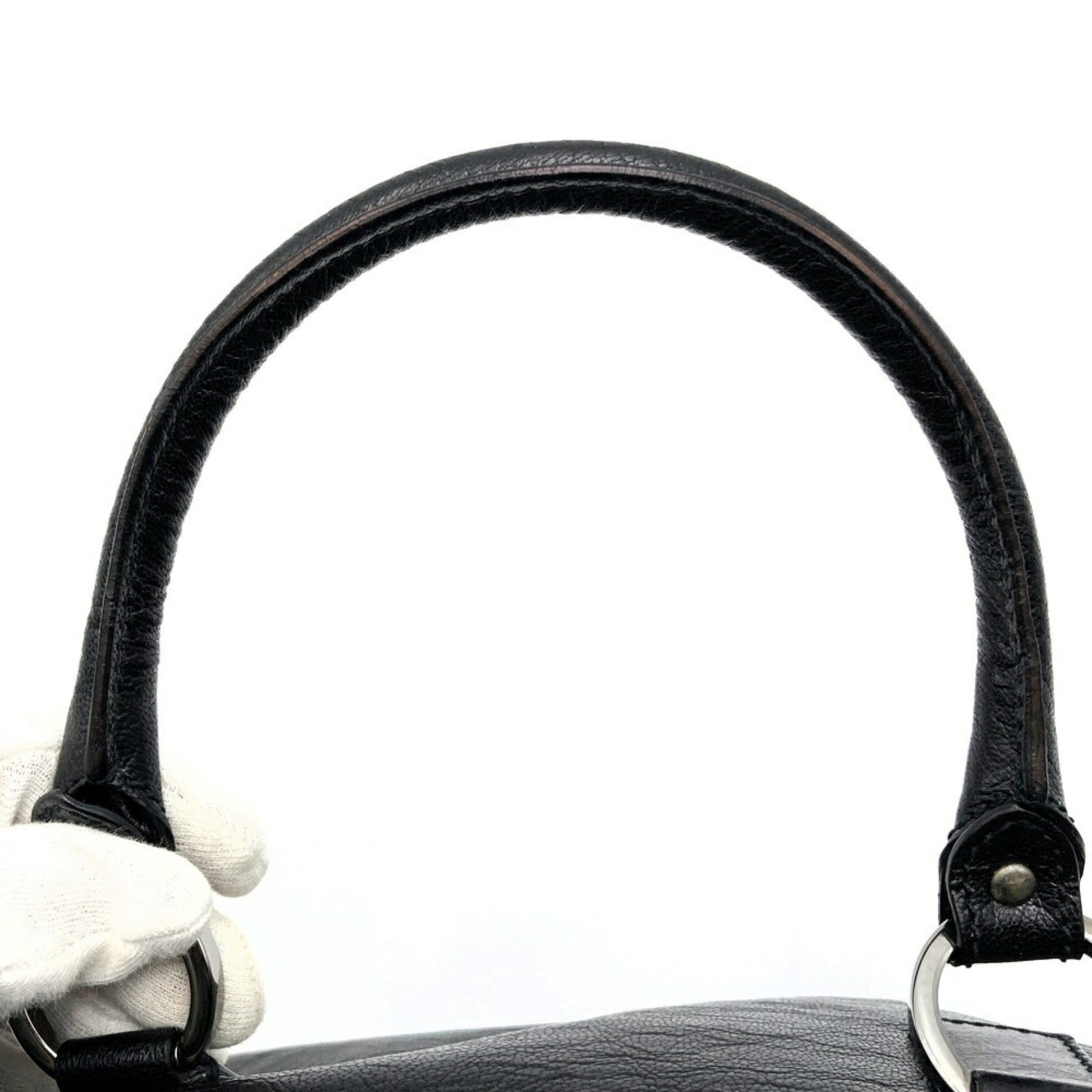 Gucci Black Leather Handbag