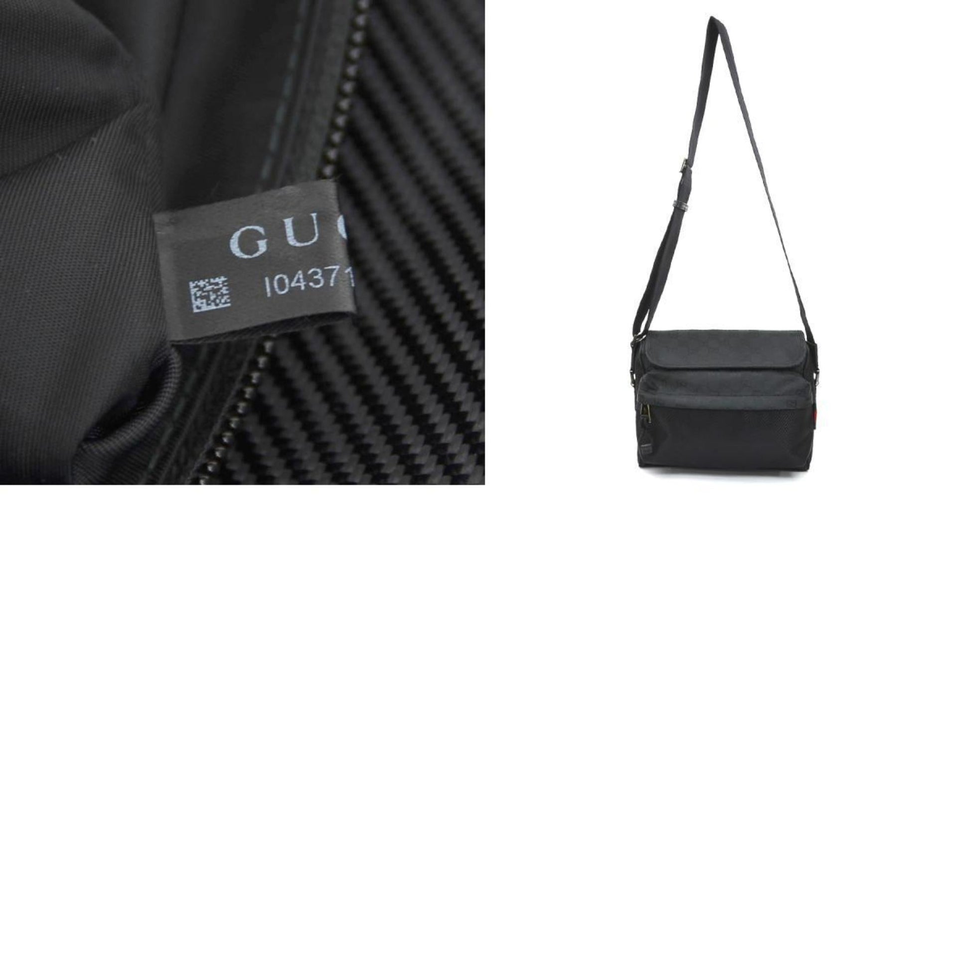 Gucci Black Nylon Shoulder Bag