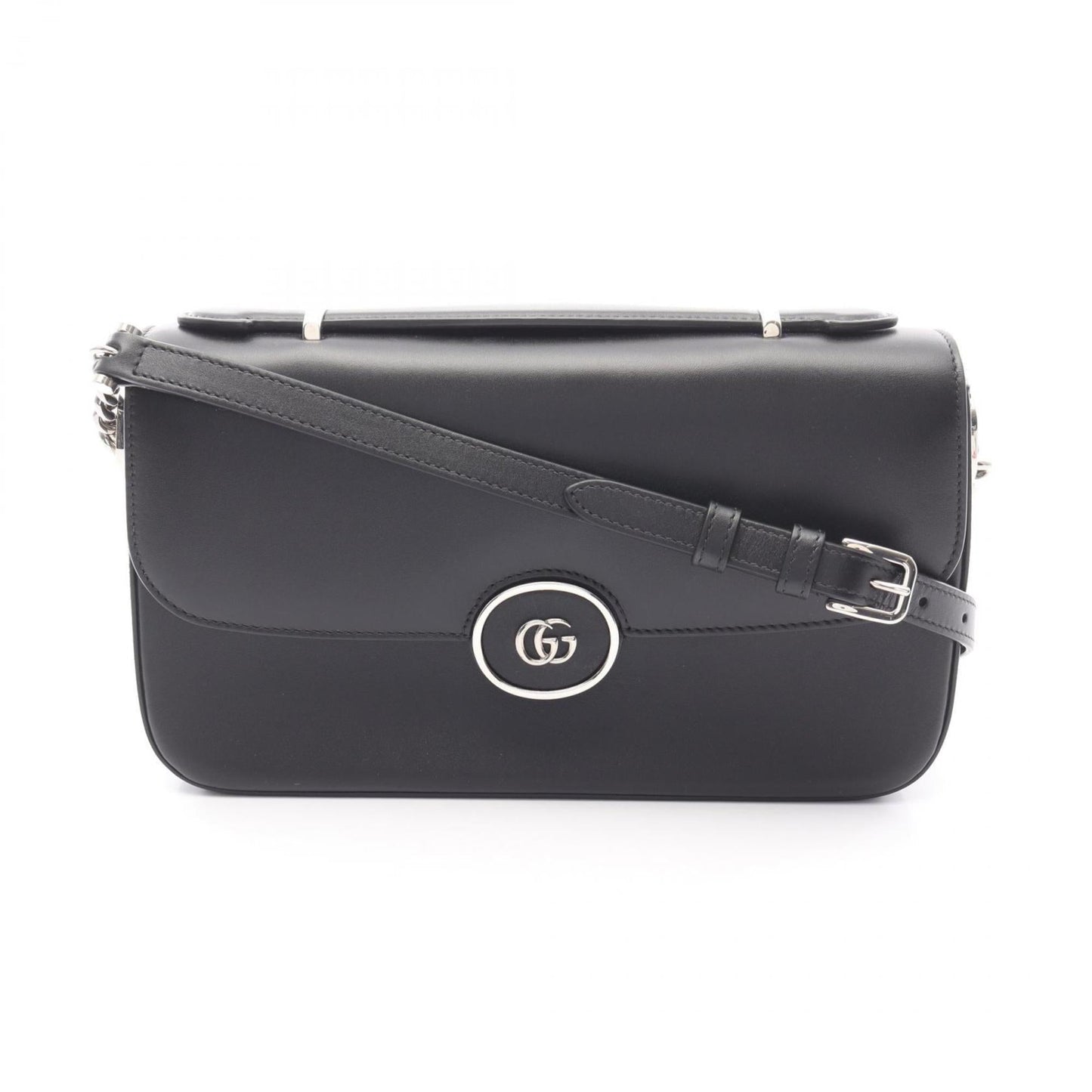Gucci Black Leather Shoulder Bag