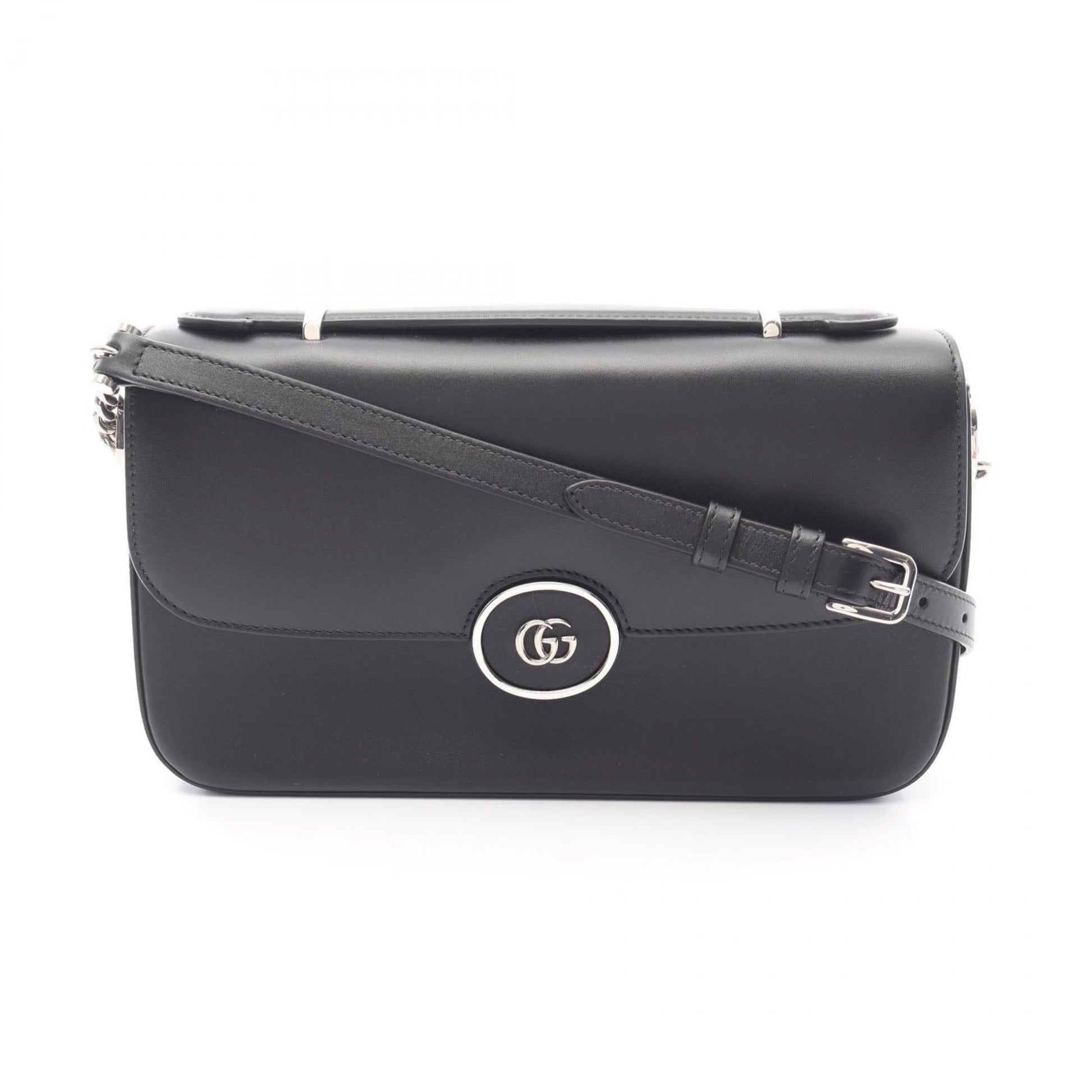 Gucci Black Leather Shoulder Bag