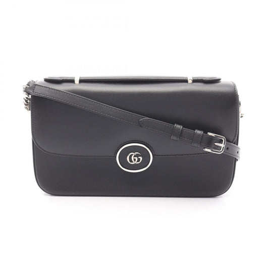 Gucci Black Leather Shoulder Bag