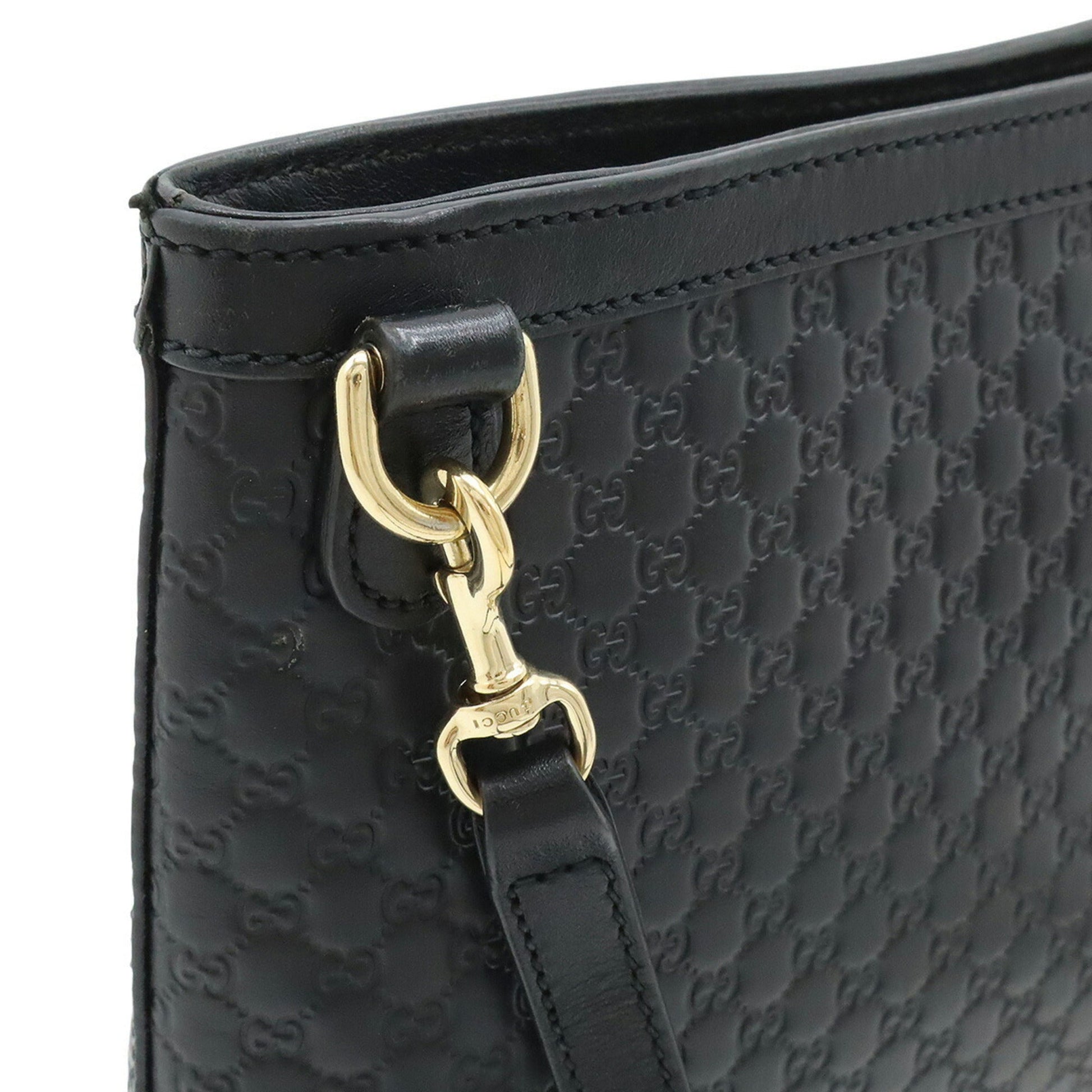Gucci Black Leather Shoulder Bag