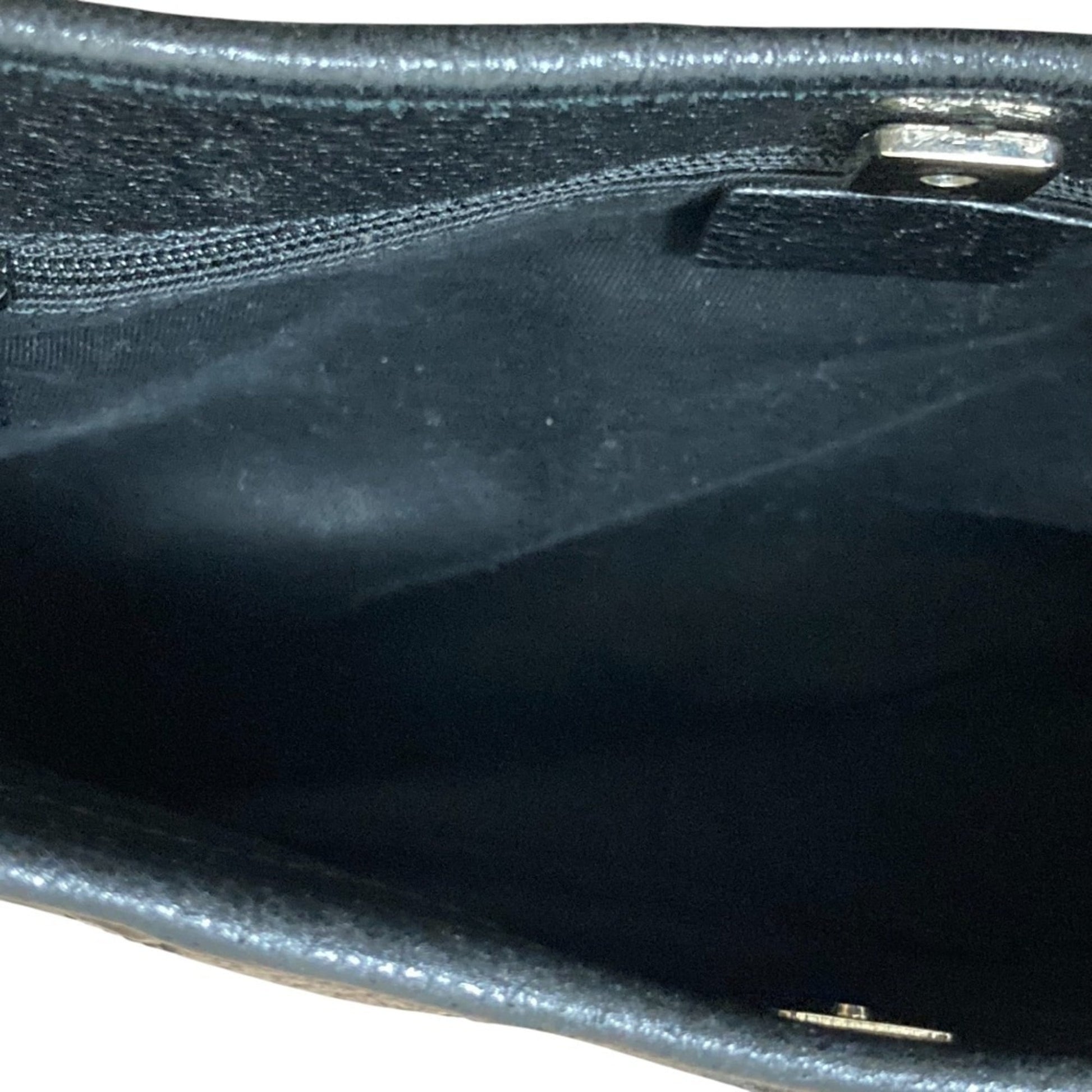 Gucci Black Gg Canvas Handbag