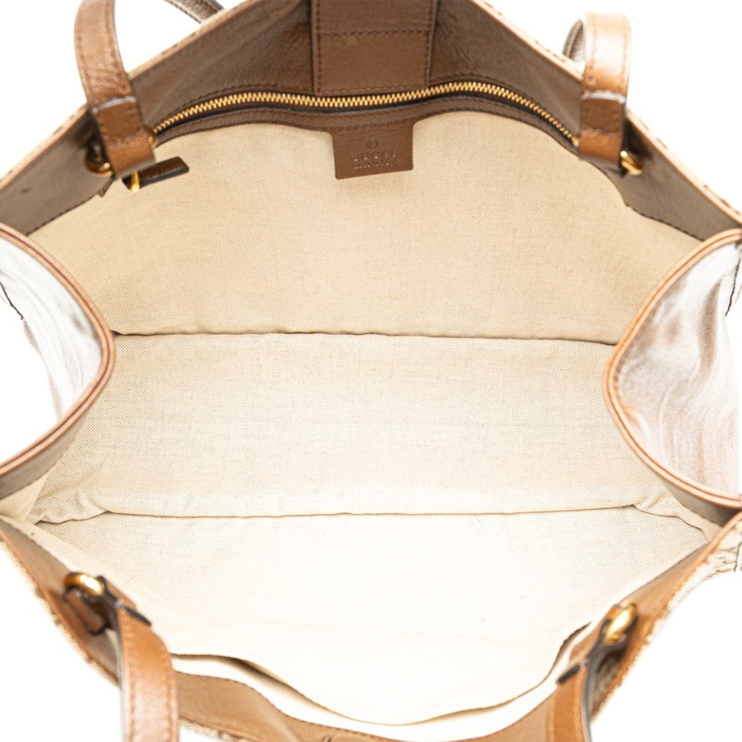 Gucci Gg Canvas Beige Brown Gg Canvas Tote Bag