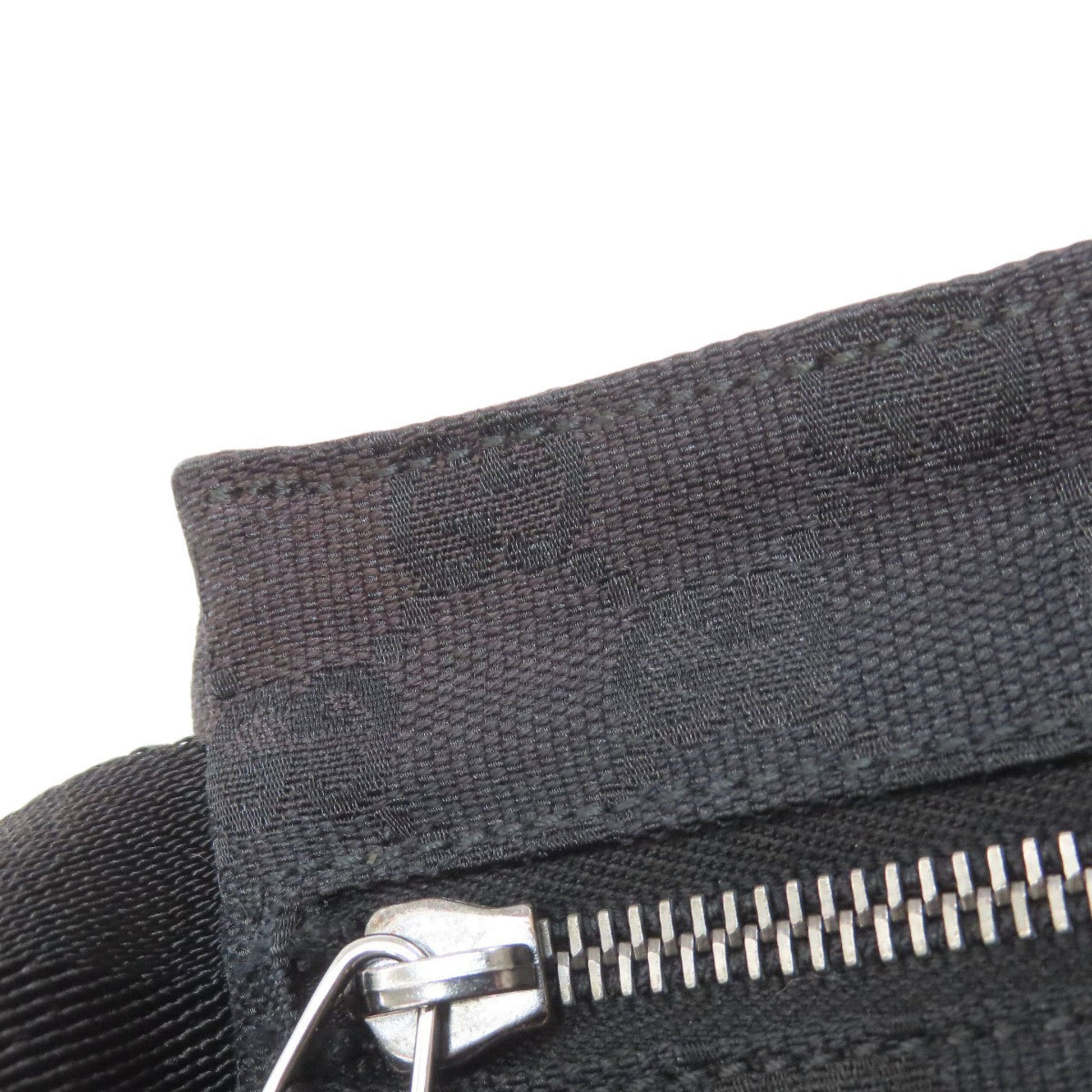 Gucci Black Canvas Fanny Pack Sling Bag