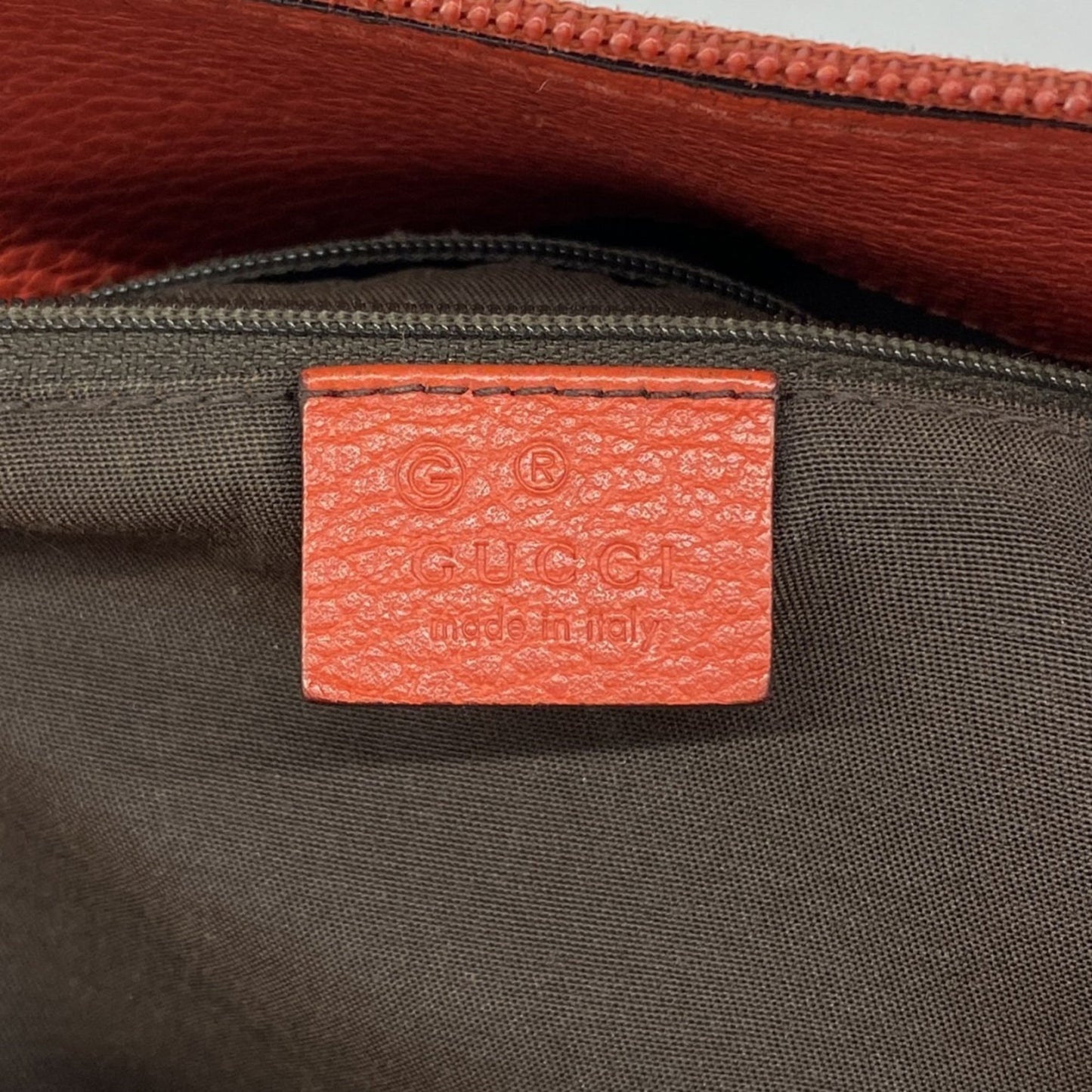 Gucci Red Color Leather Tote Bag
