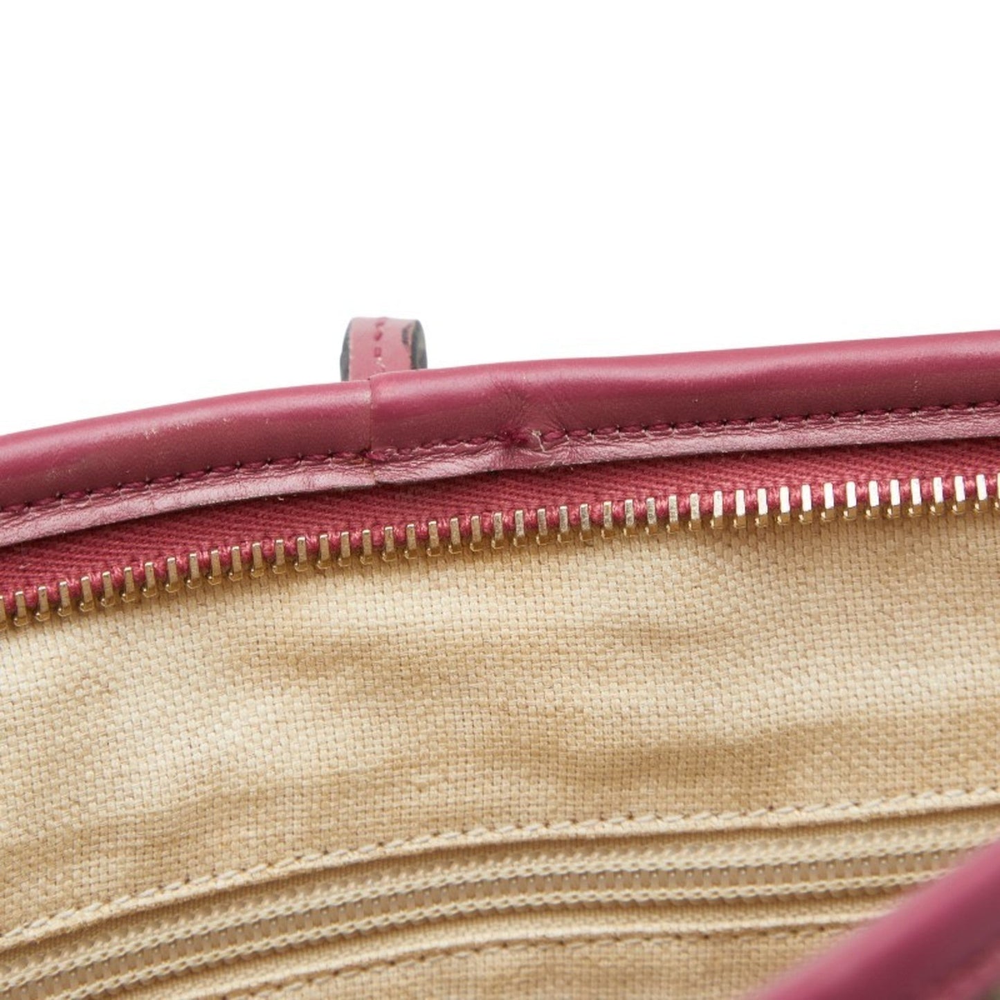 Gucci Green Canvas Leather Shoulder Bag Tote Bag