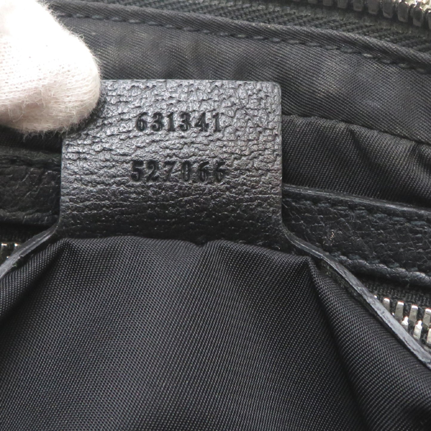 Gucci Black Nylon Leather Fanny Pack