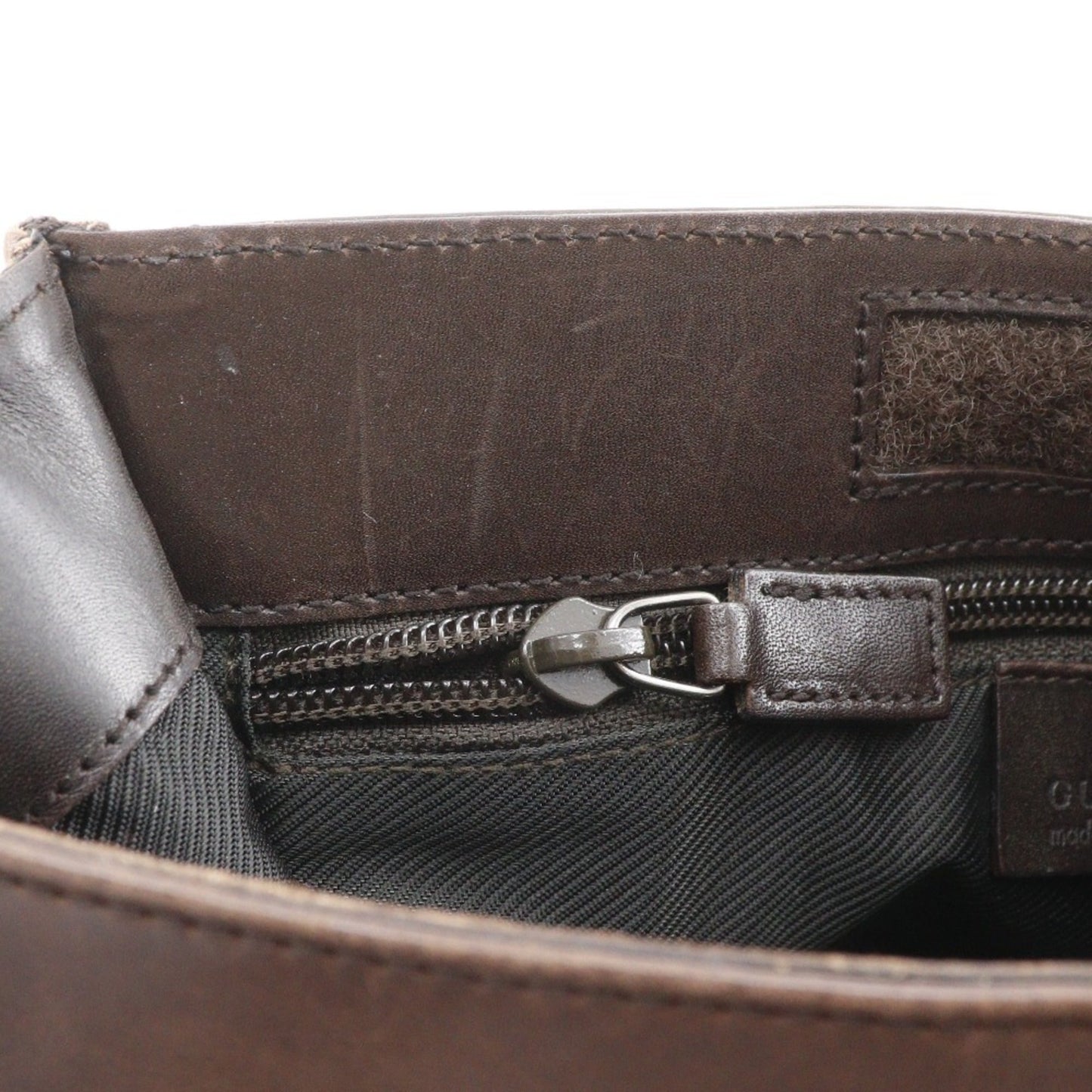 Gucci Brown Gg Canvas Shoulder Bag