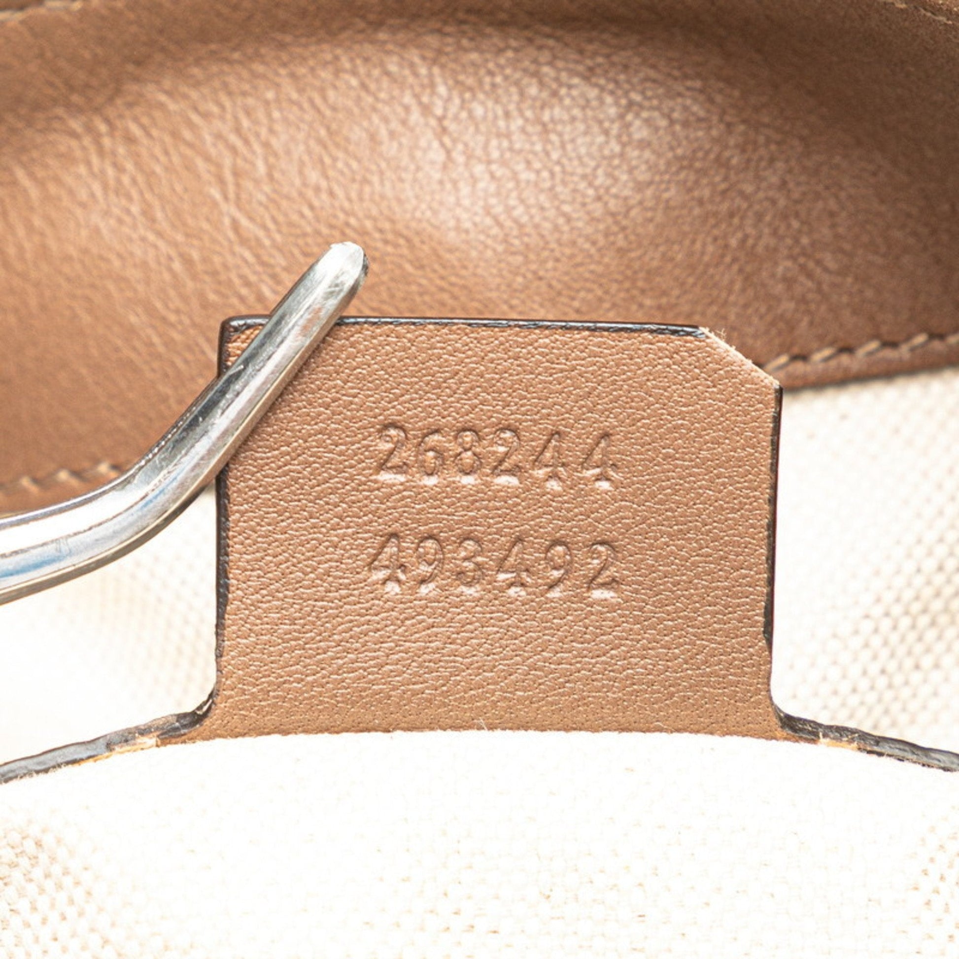 Gucci Brown Leather Shoulder Bag