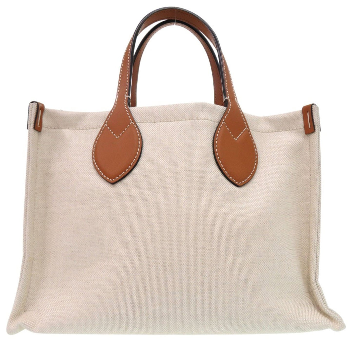 Gucci Beige Canvas Leather Handbag