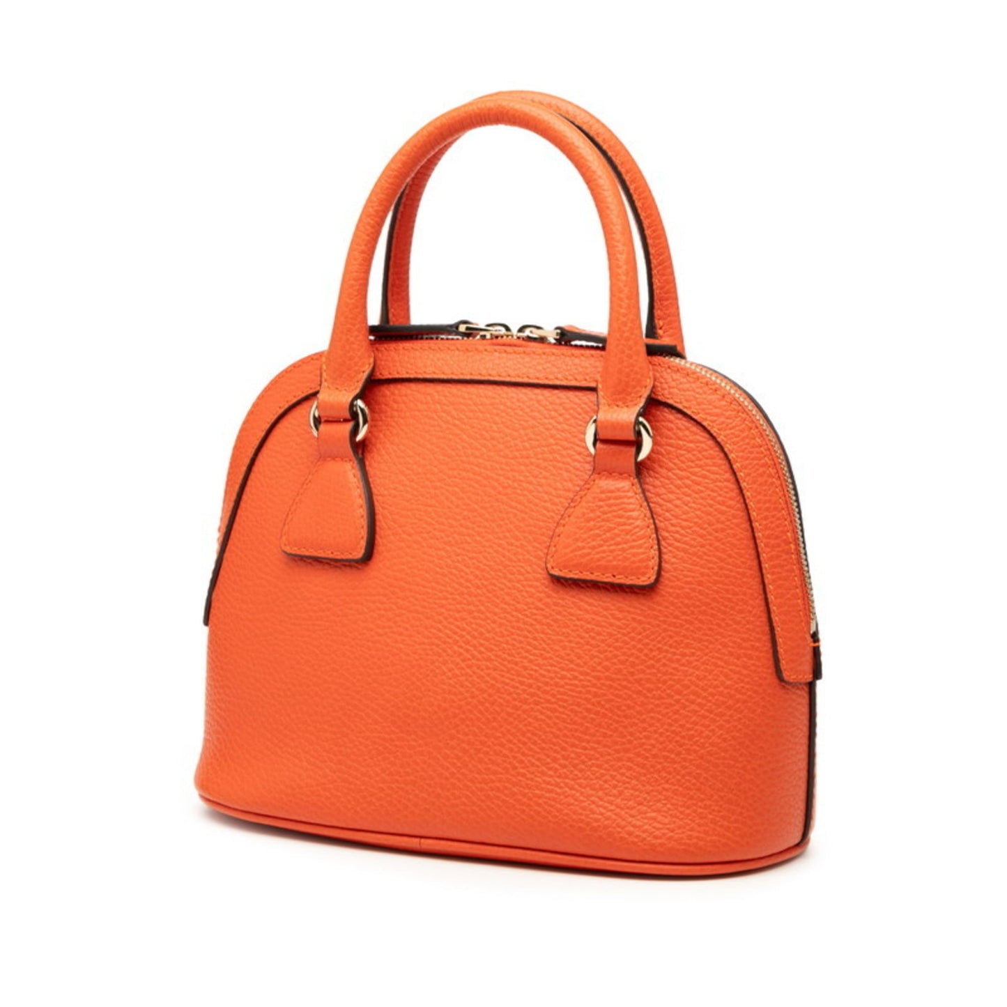 Gucci Orange Leather Handbag Shoulder Bag