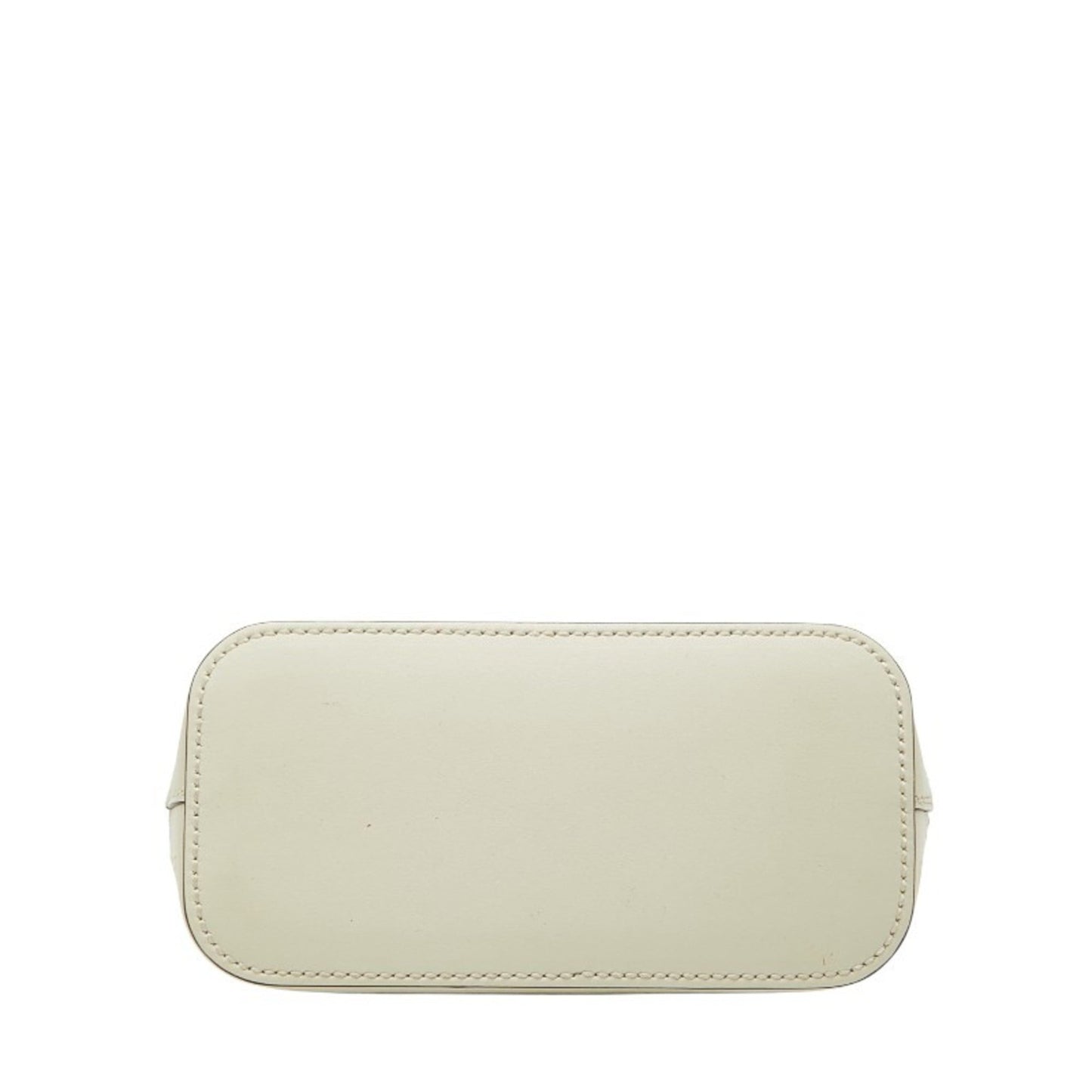 Gucci Gold White Leather Shoulder Bag