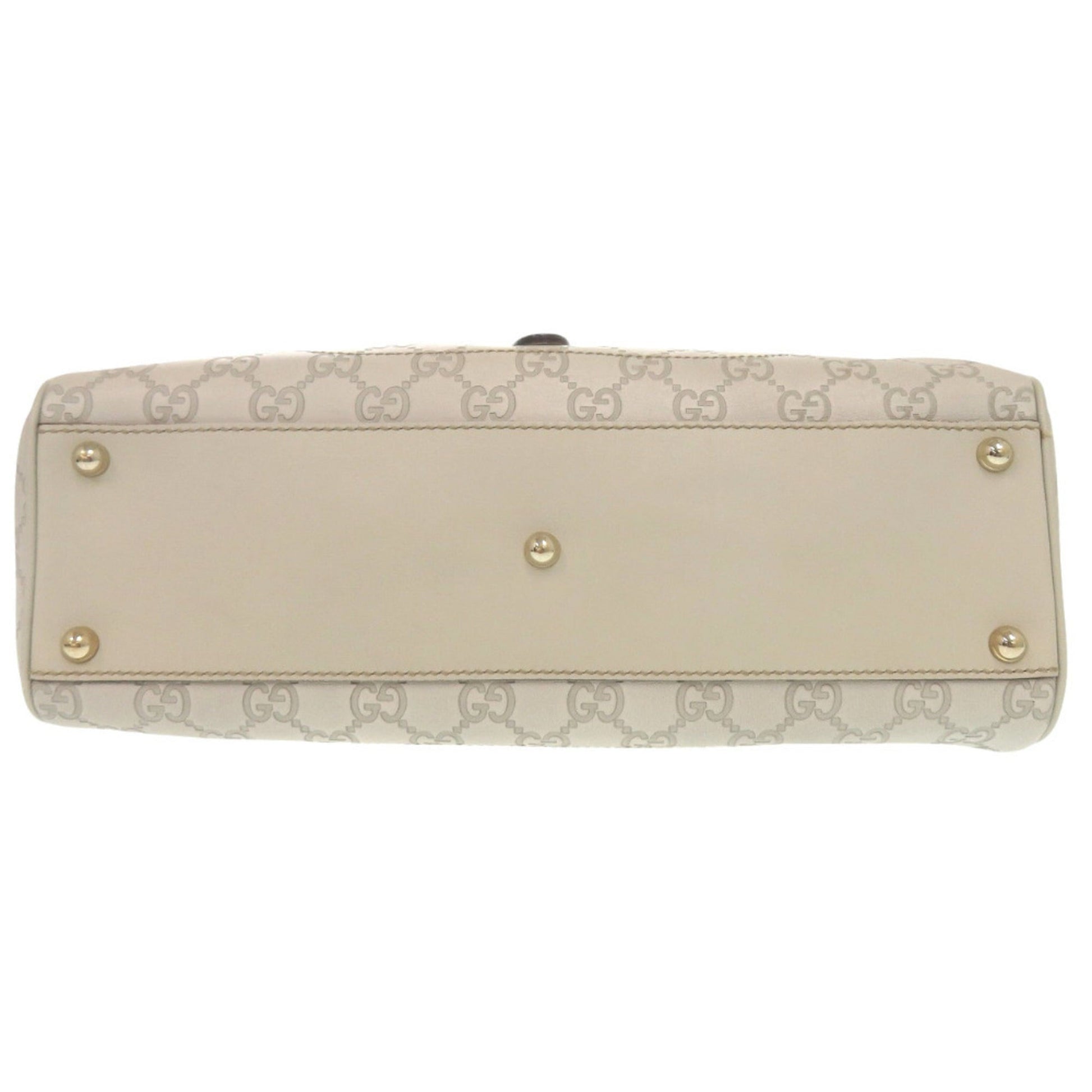 Gucci Ivory Leather Shoulder Bag