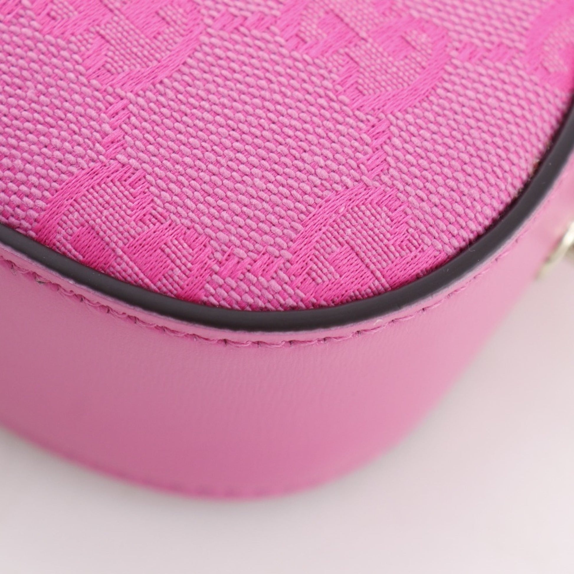 Gucci Pink Gg Canvas Shoulder Bag