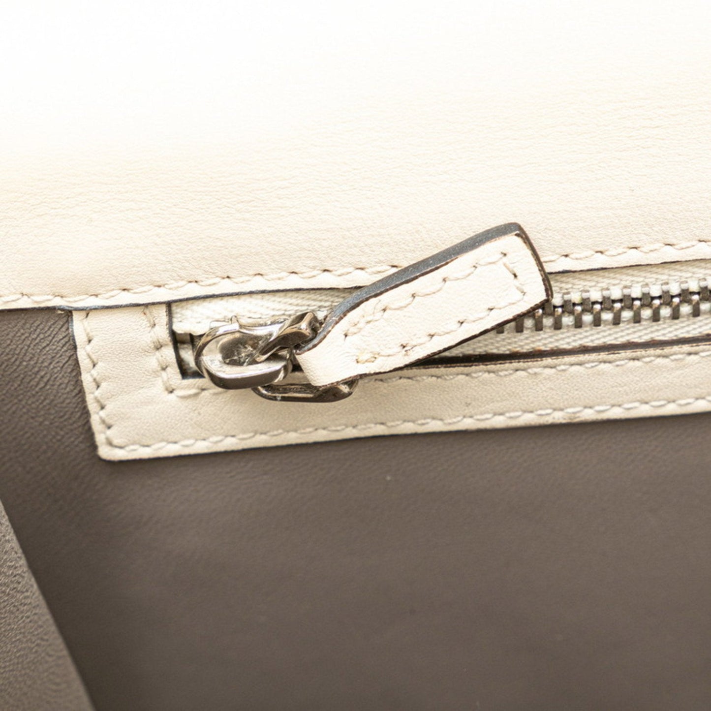 Gucci Gray White Leather Shoulder Bag