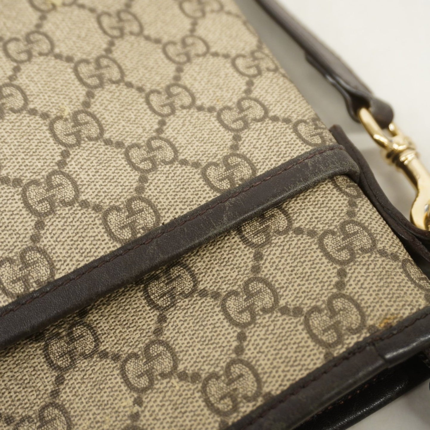 Gucci Brown Pvc Shoulder Bag