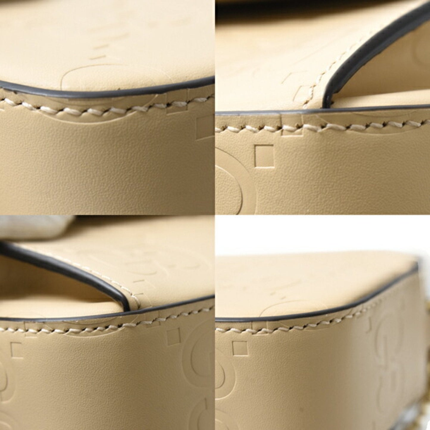 Gucci Beige Leather Shoulder Bag