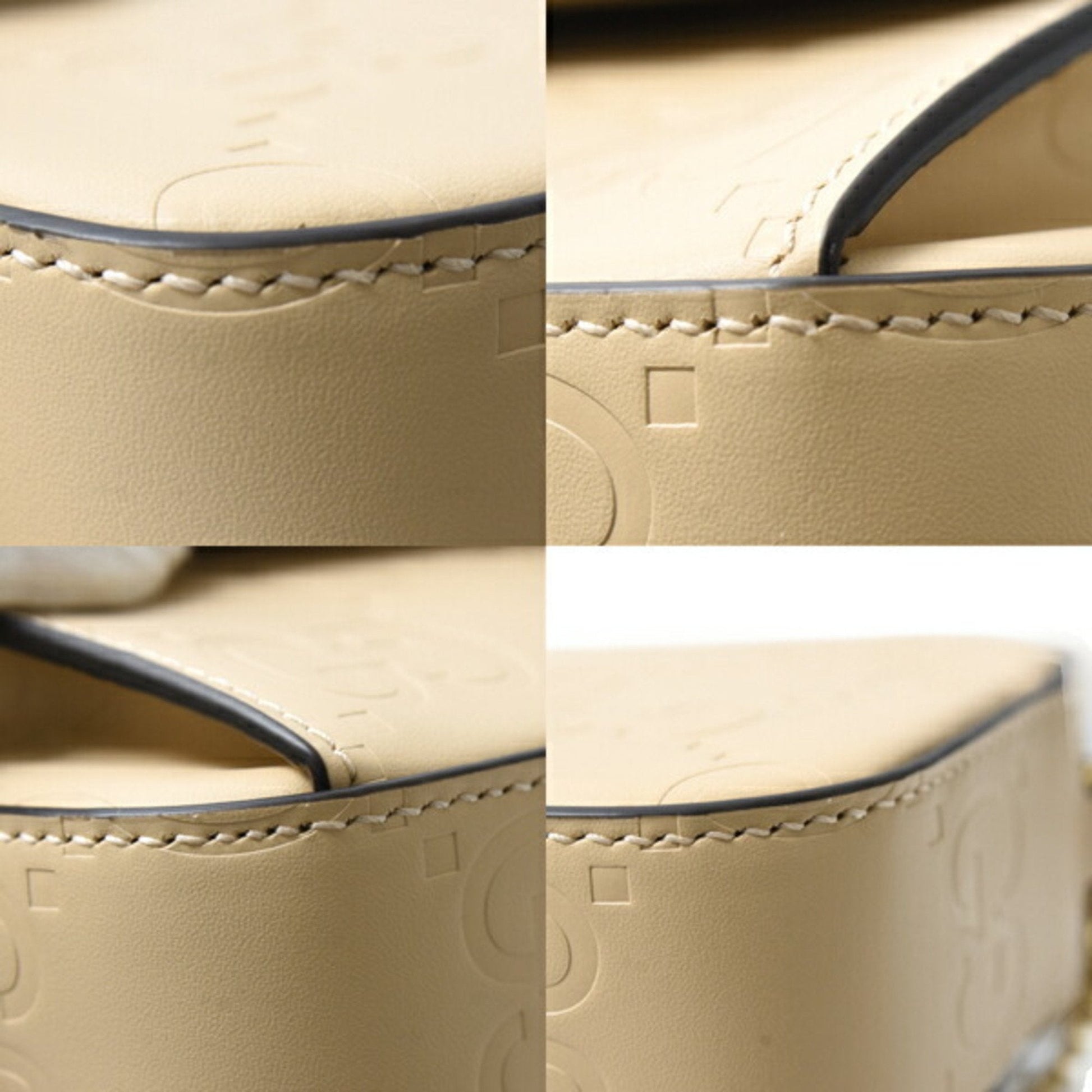 Gucci Beige Leather Shoulder Bag