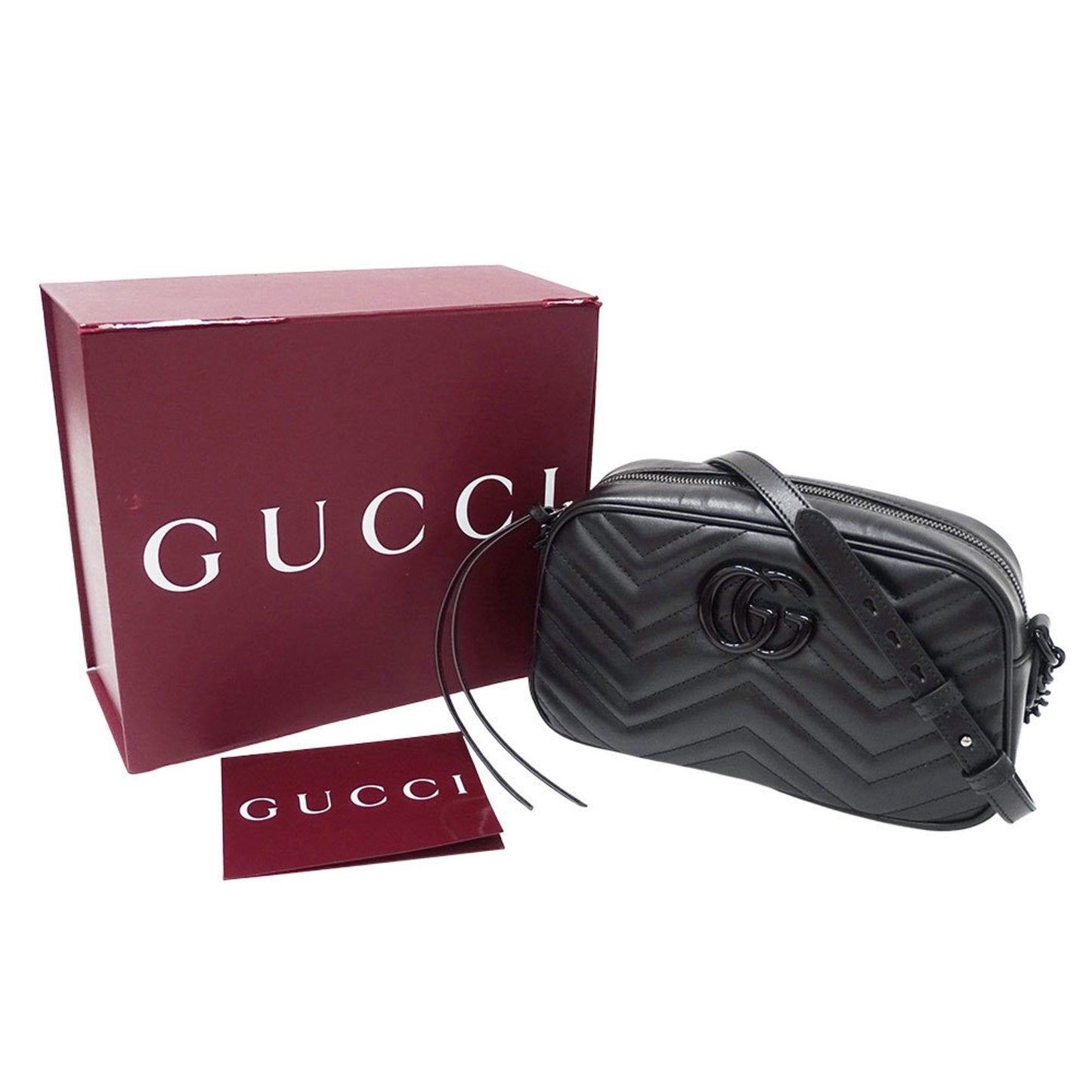 Gucci Black Leather Shoulder Bag