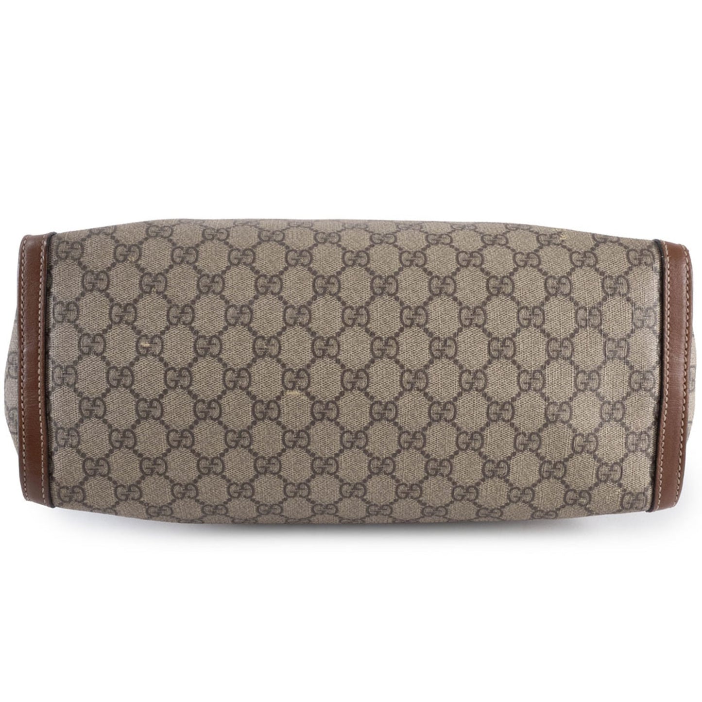 Gucci Beige Gg Supreme Leather Shoulder Bag