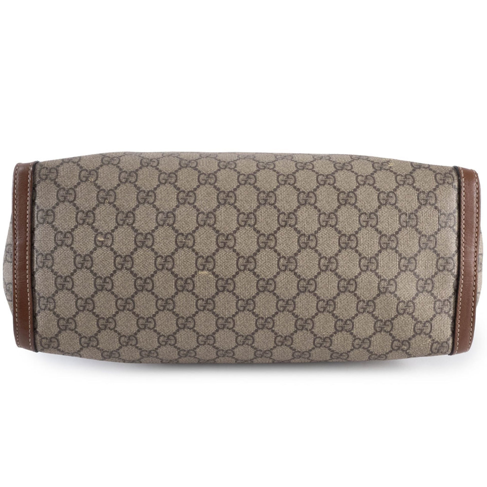Gucci Beige Gg Supreme Leather Shoulder Bag