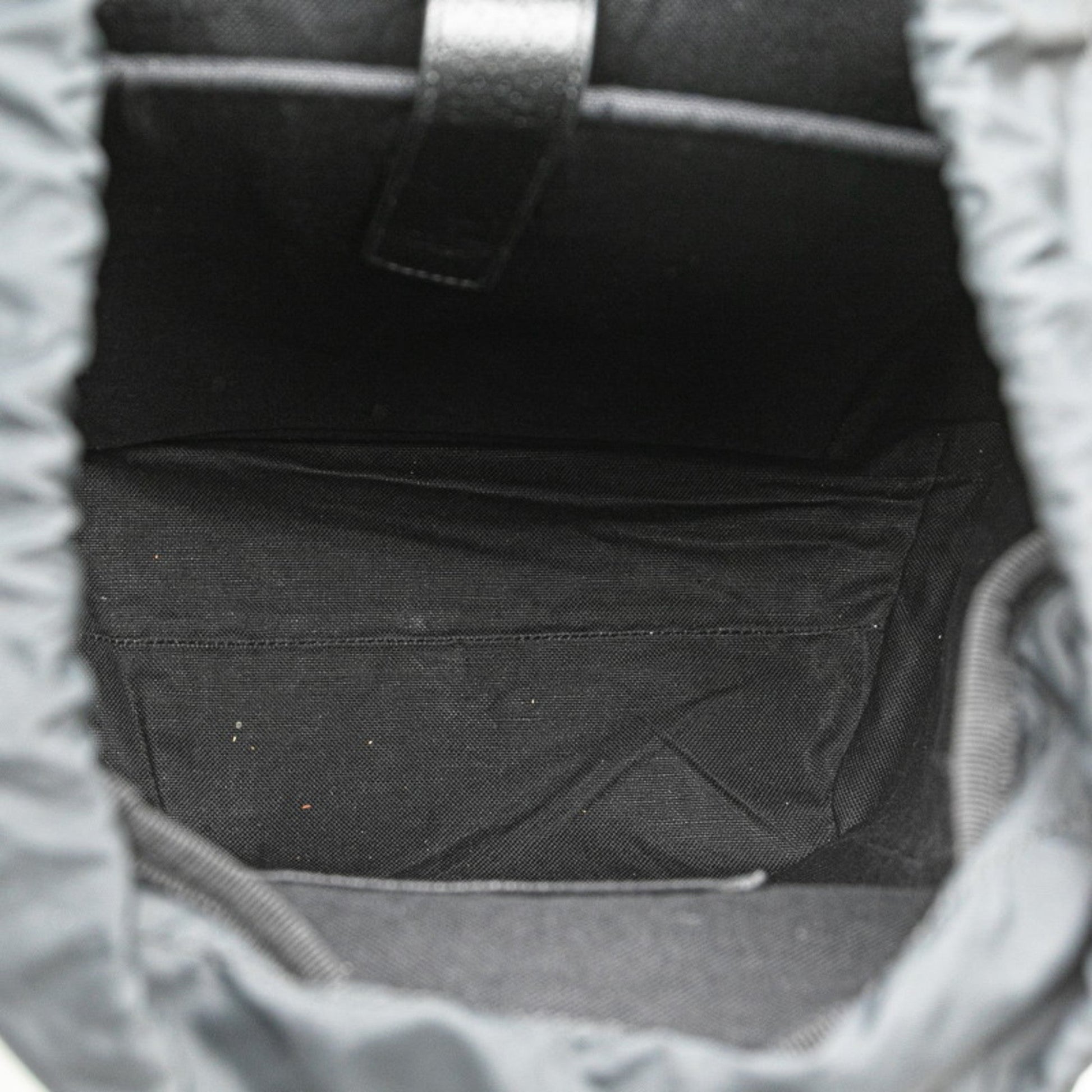 Gucci Black Multi-Color Pvc Leather Backpack