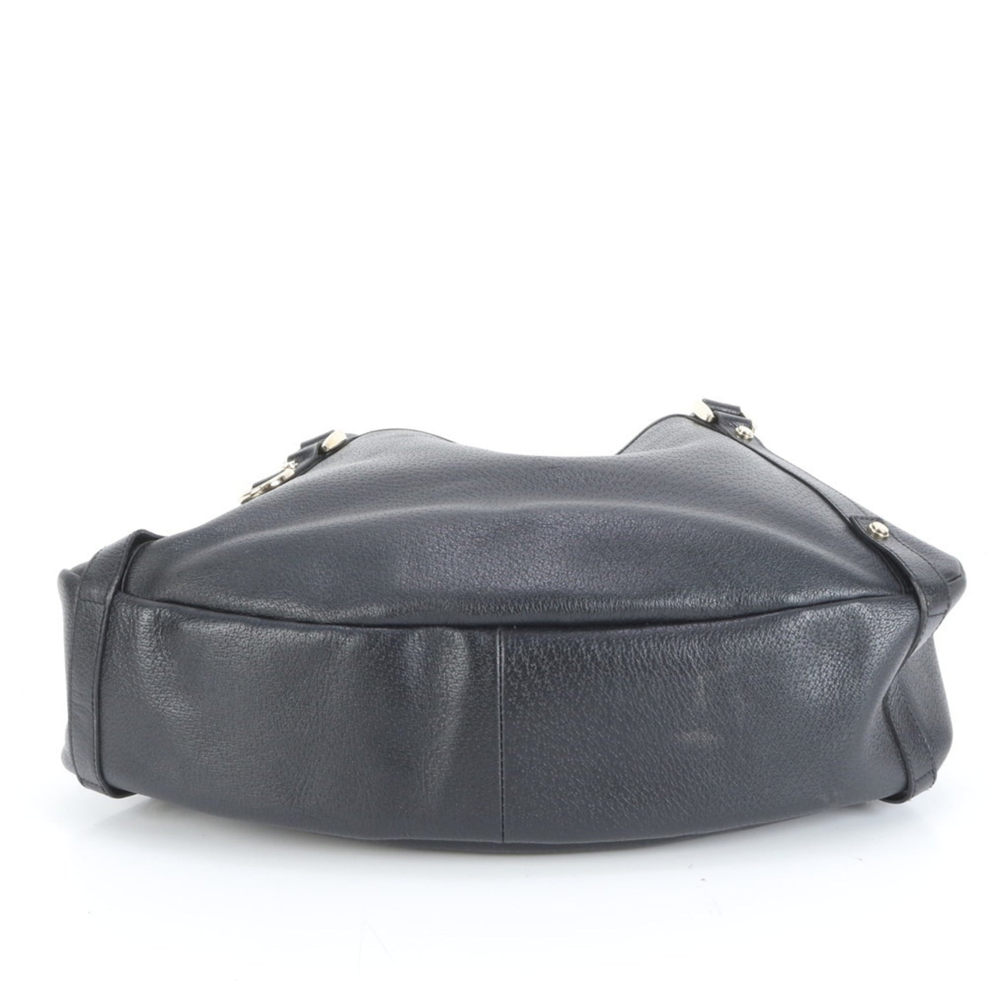 Gucci Black Leather Tote Bag