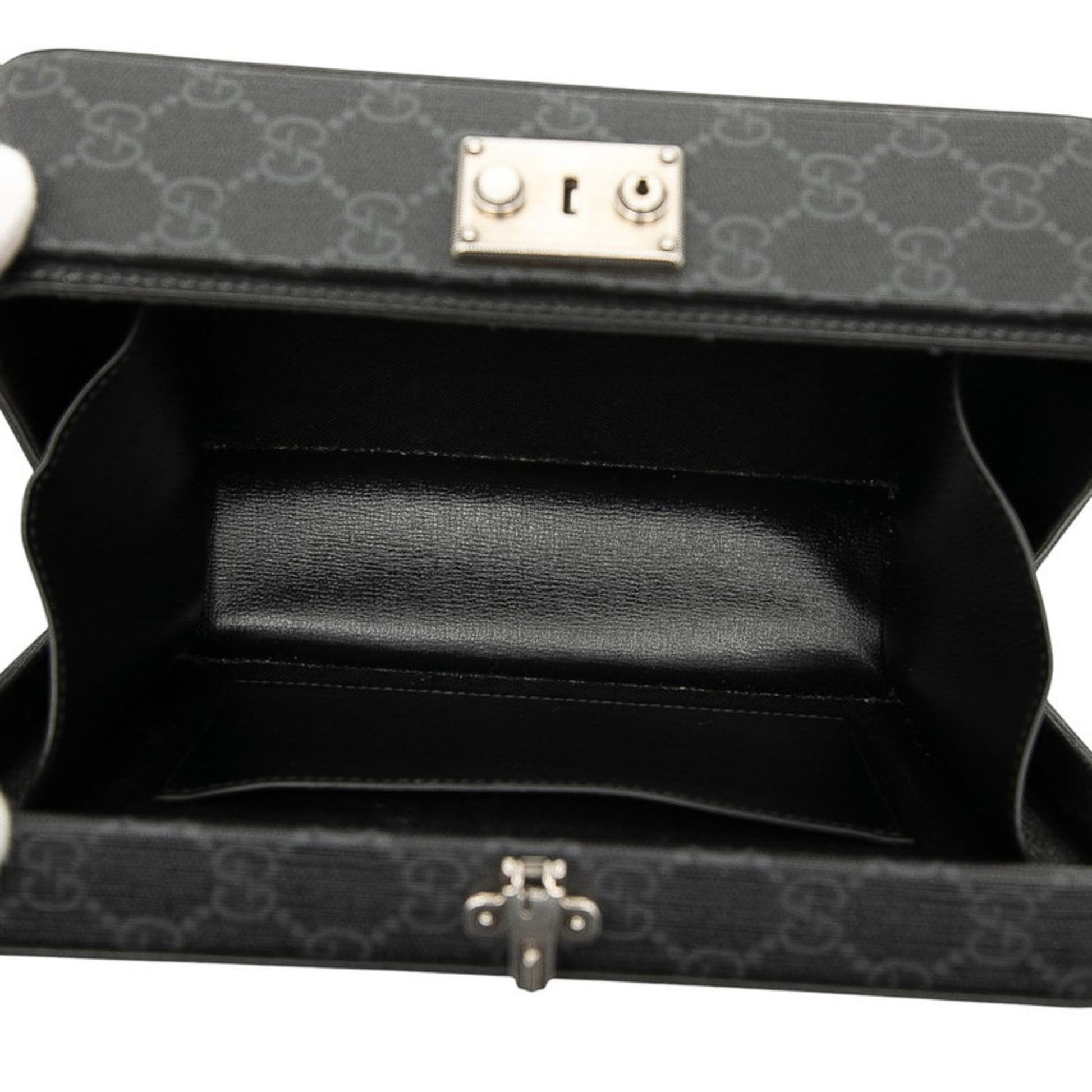 Gucci Black Gg Supreme Shoulder Bag