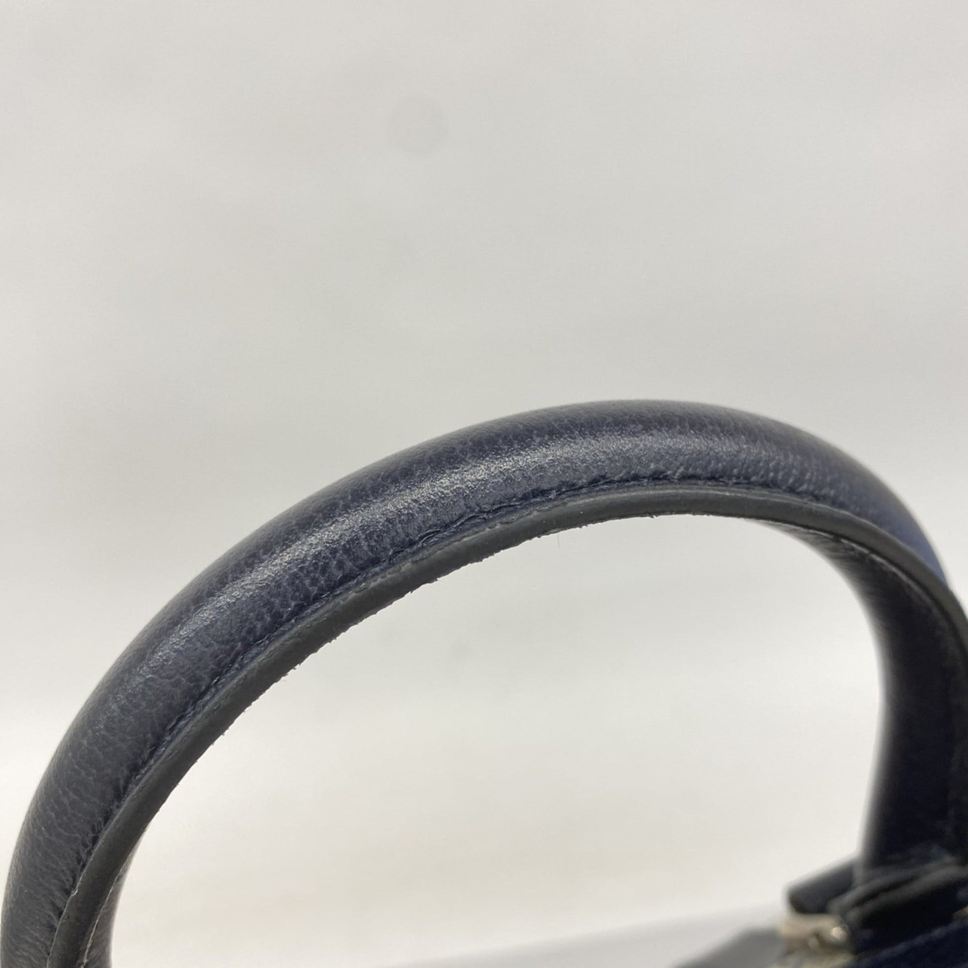 Gucci Navy Pvc Boston Bag