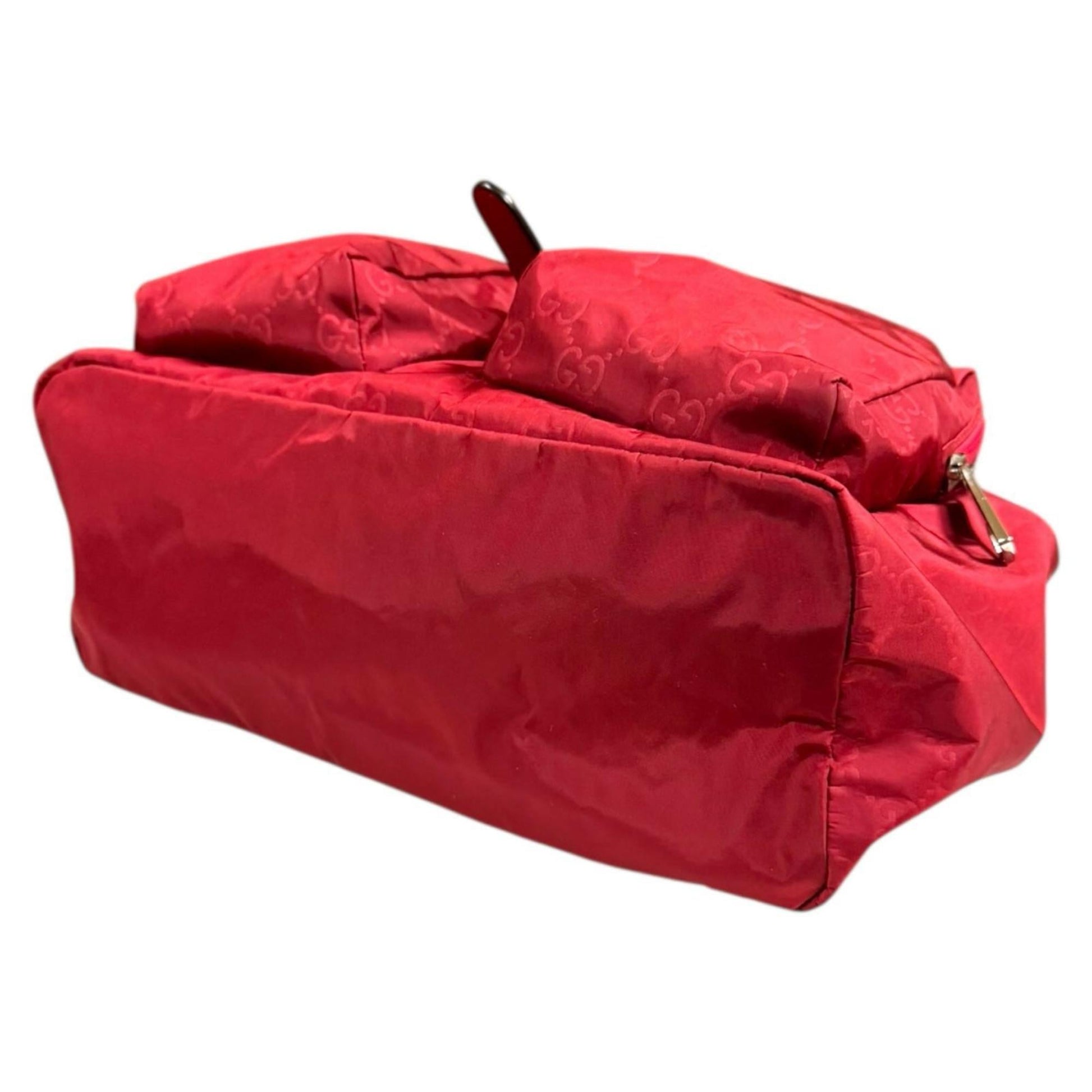 Gucci Red Color Nylon Backpack