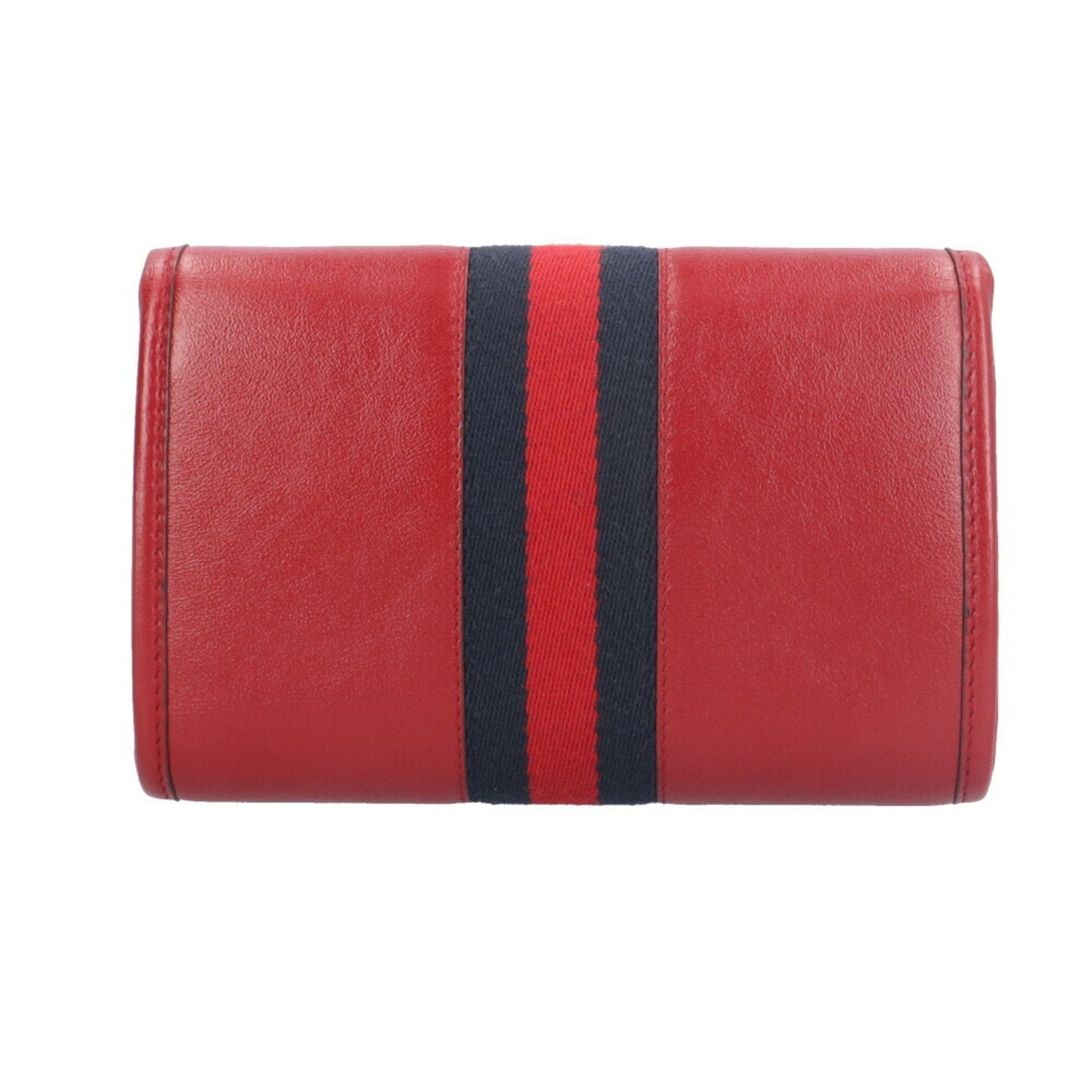 Gucci Red Color Leather Shoulder Bag