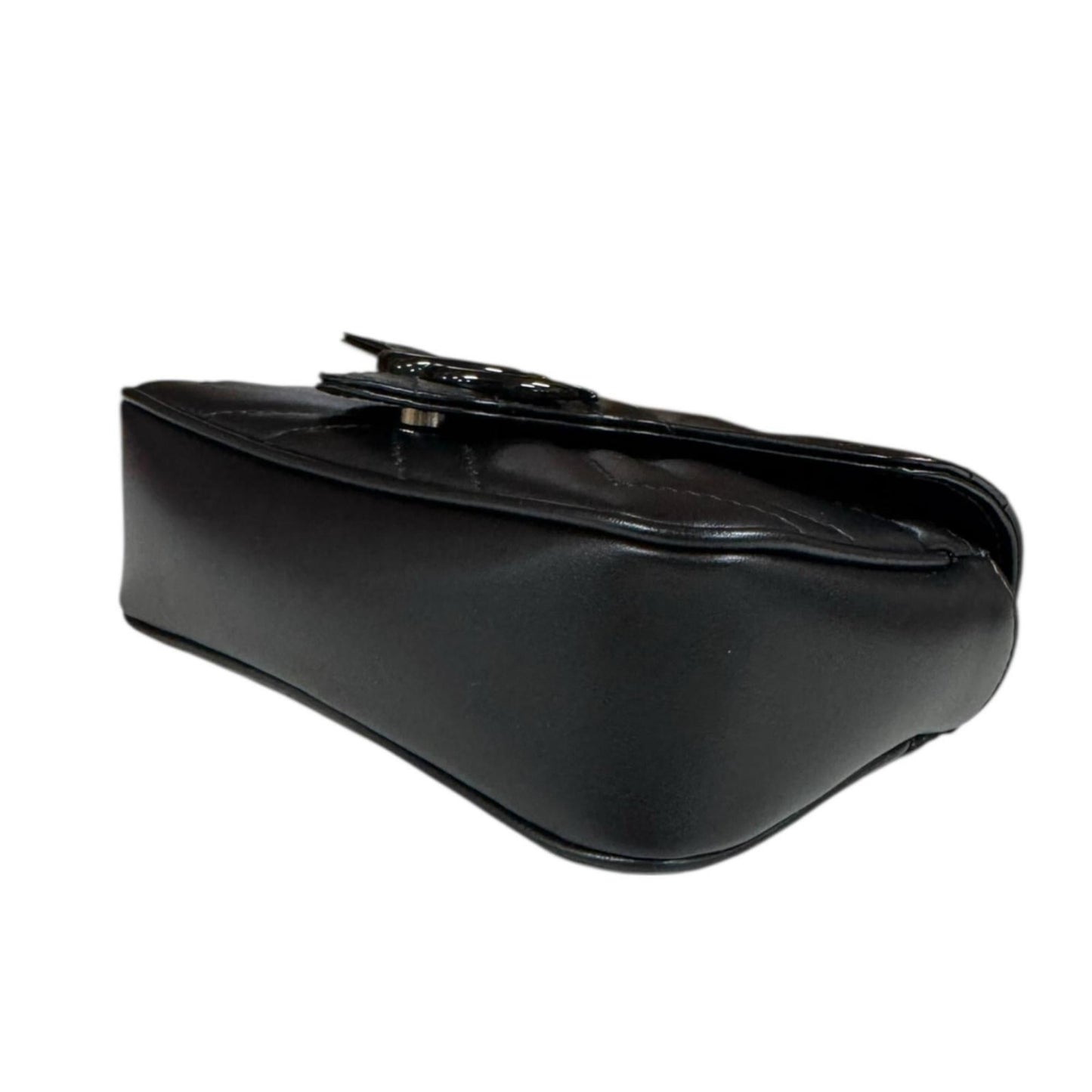 Gucci Gg Marmont Black Leather Shoulder Bag