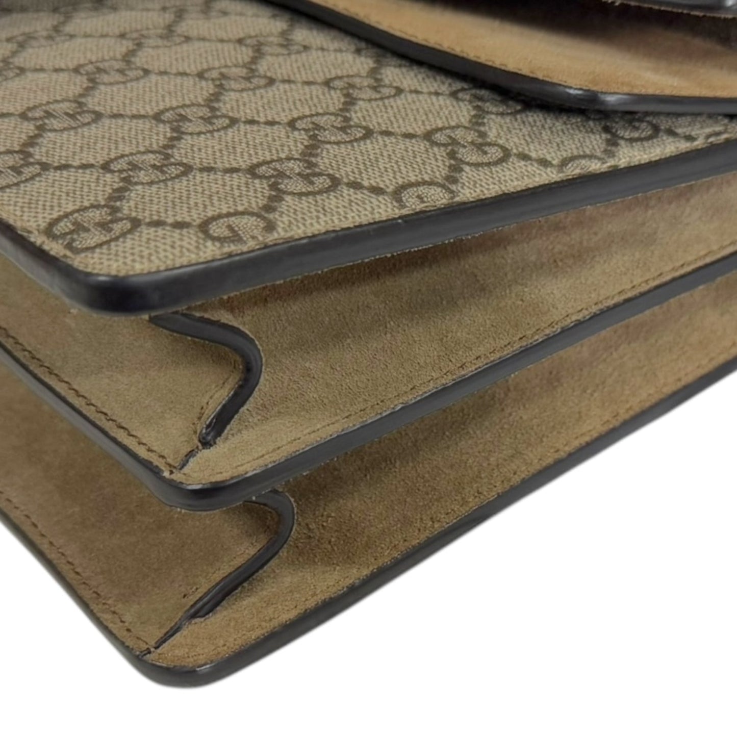 Gucci Beige Gg Supreme Shoulder Bag