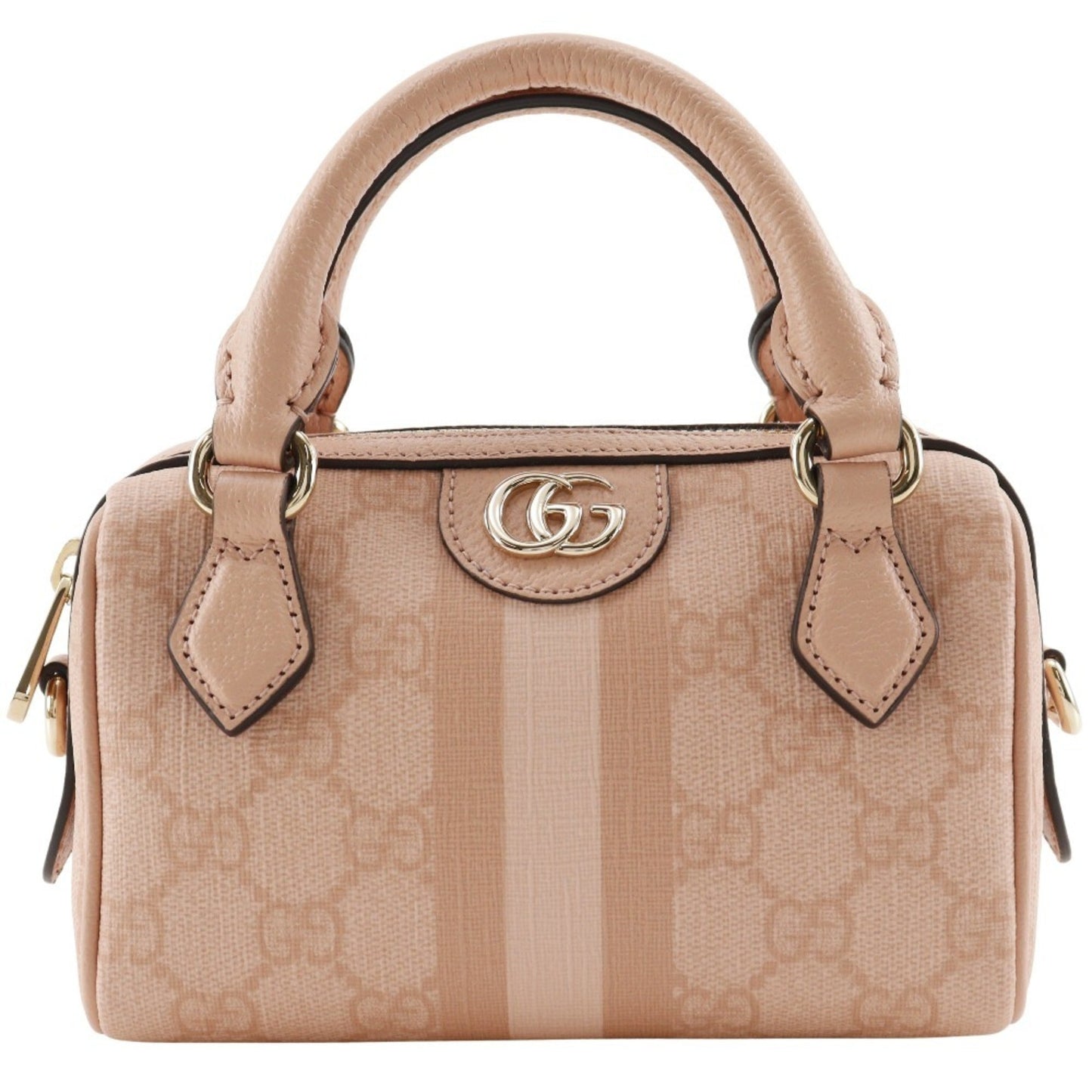 Gucci Ophidia Dusty Pink Gg Supreme Handbag