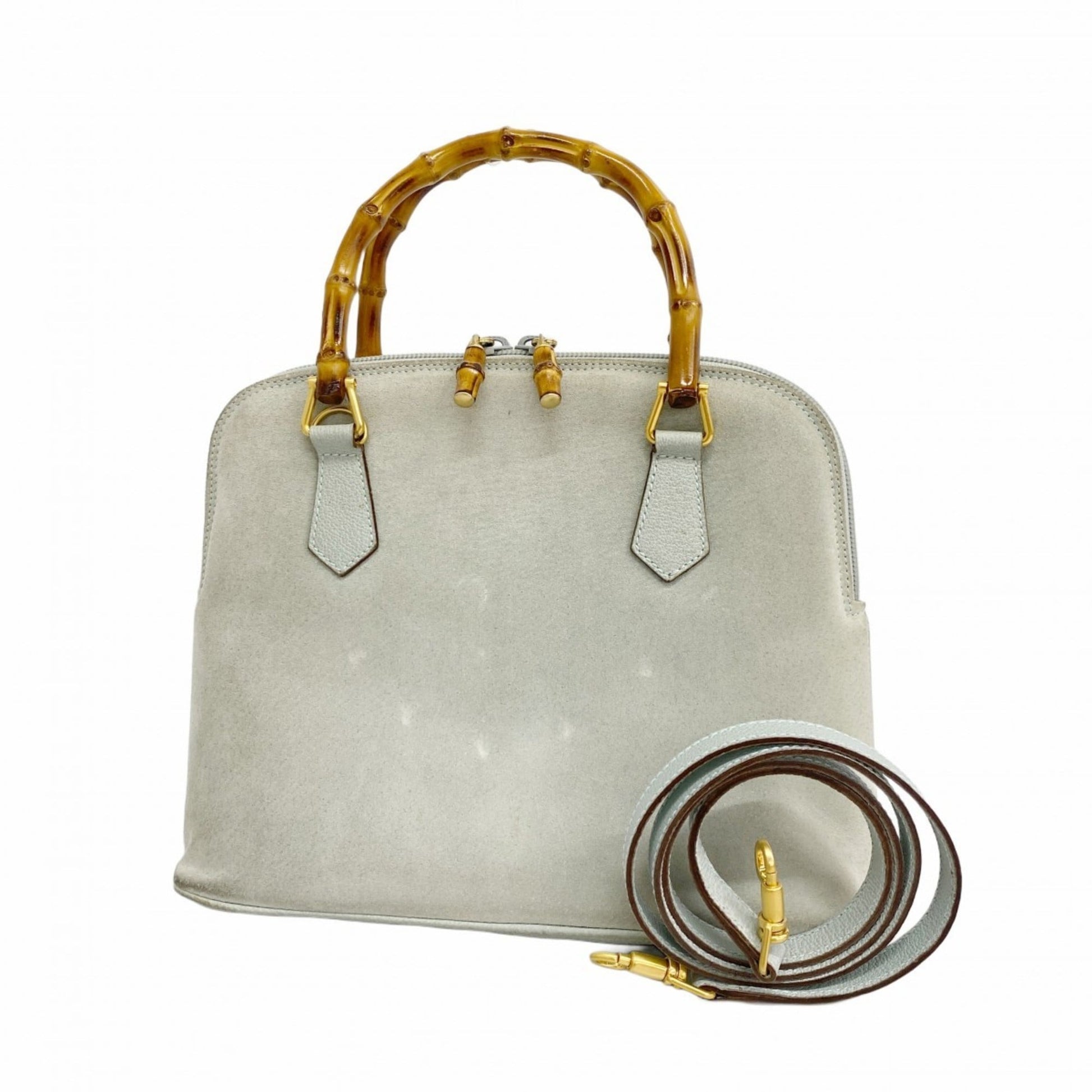Gucci Sky Blue Suede Handbag