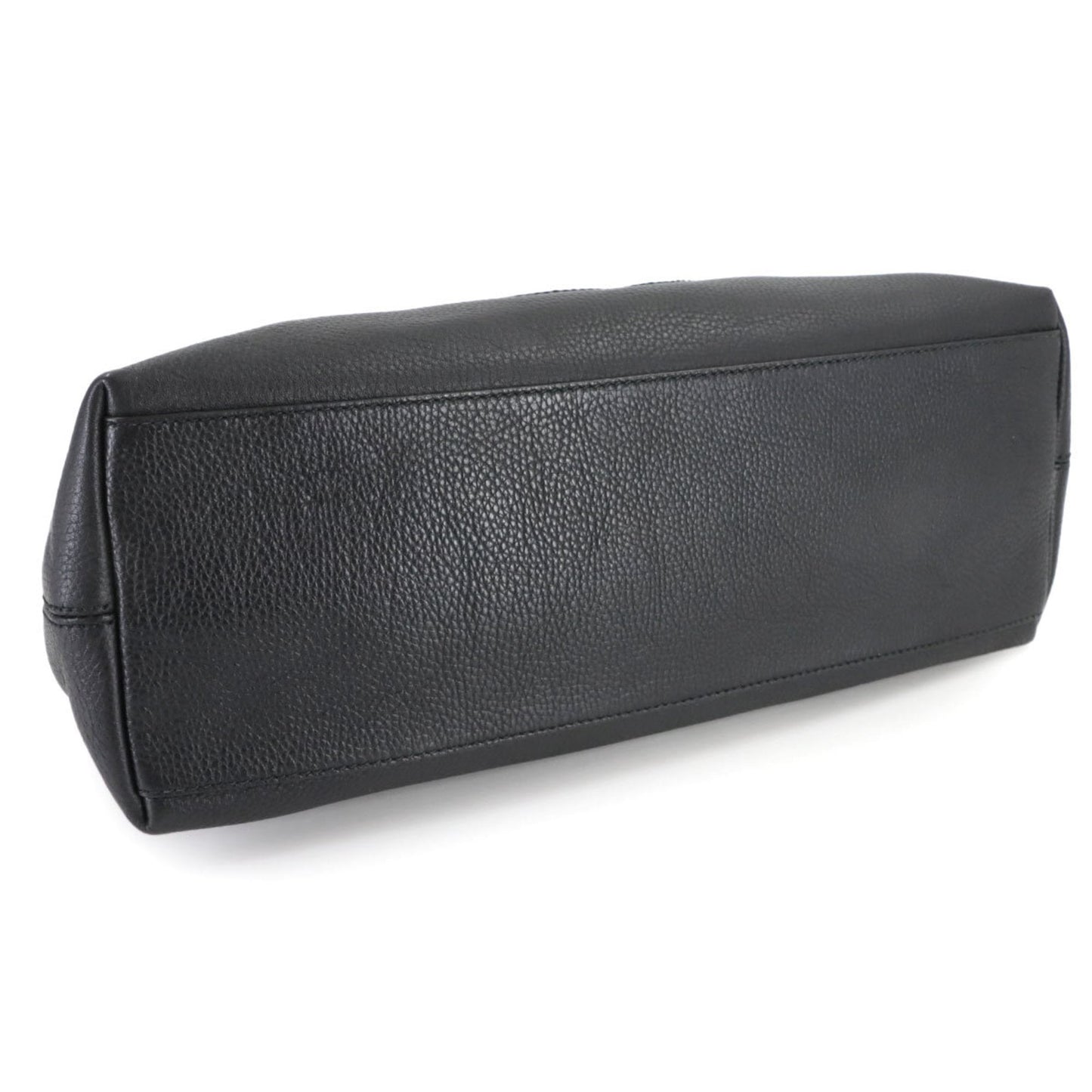 Gucci Black Leather Tote Bag