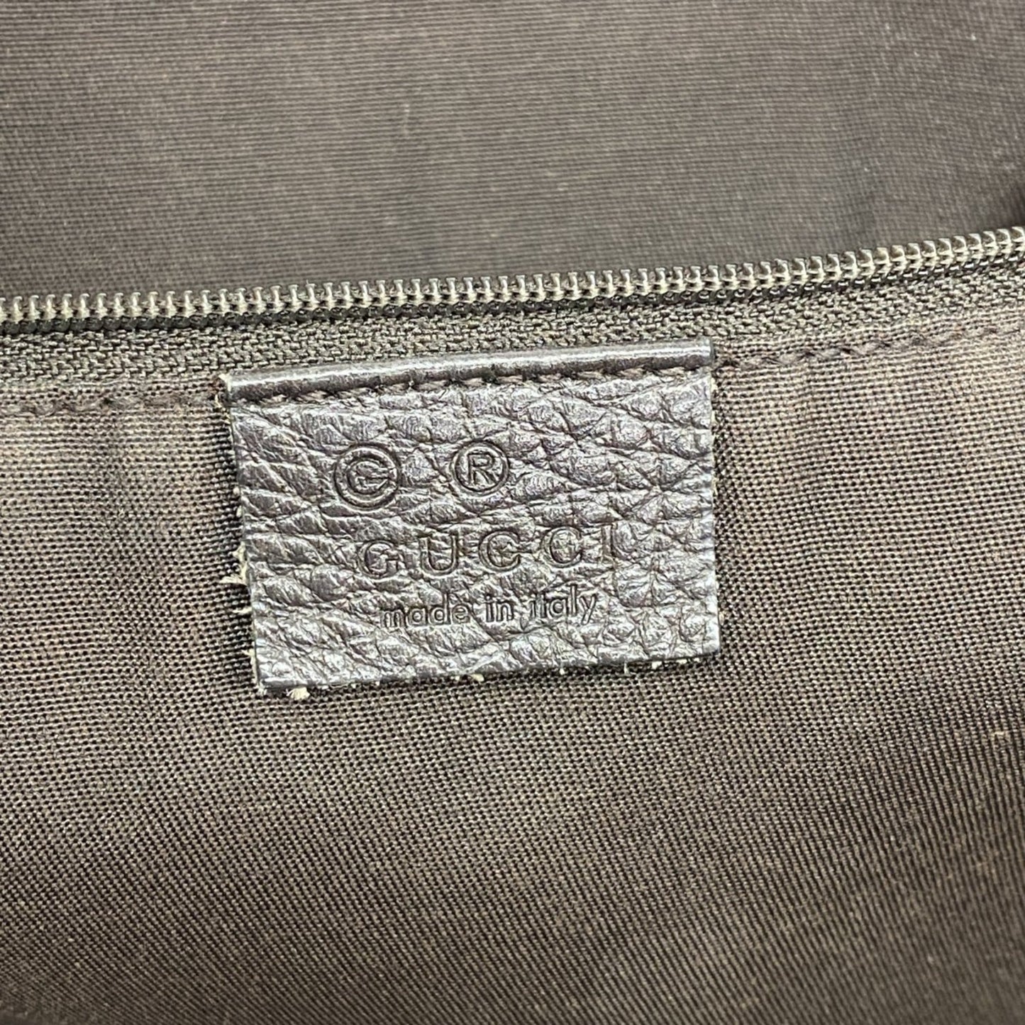 Gucci Brown Denim Tote Bag