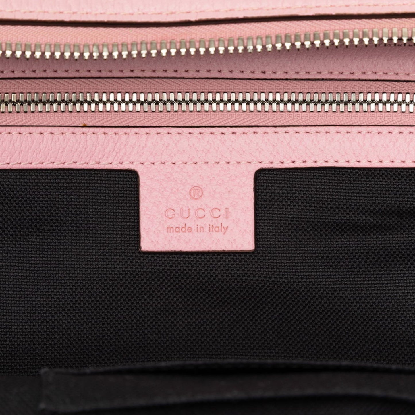 Gucci Black Multi-Color Pink Pvc Leather Backpack