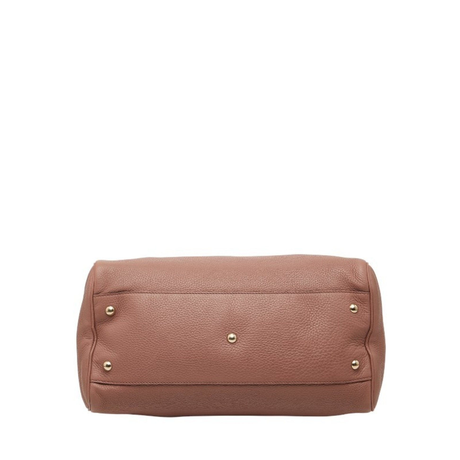 Gucci Pink Leather Handbag Shoulder Bag