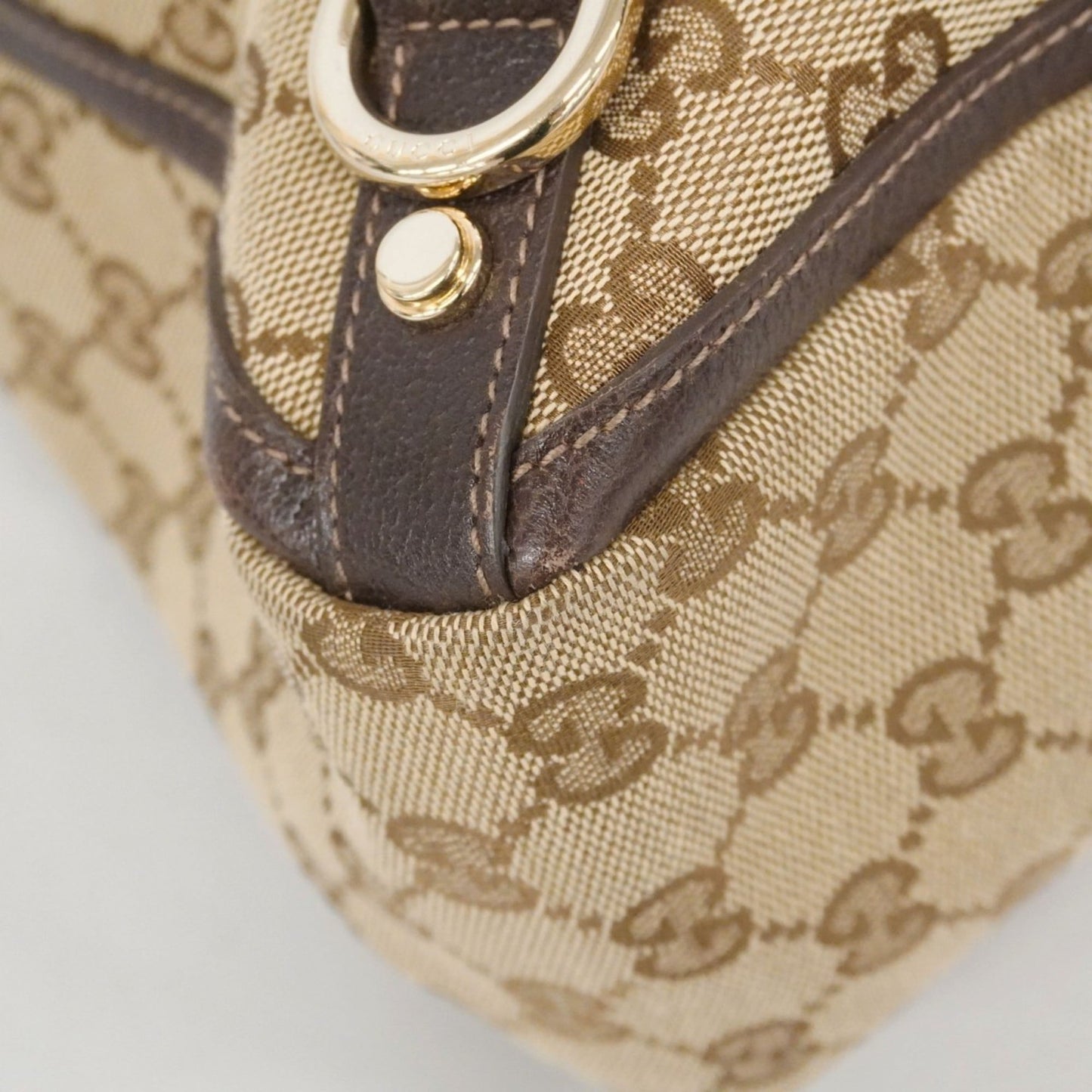 Gucci Brown Canvas Tote Bag