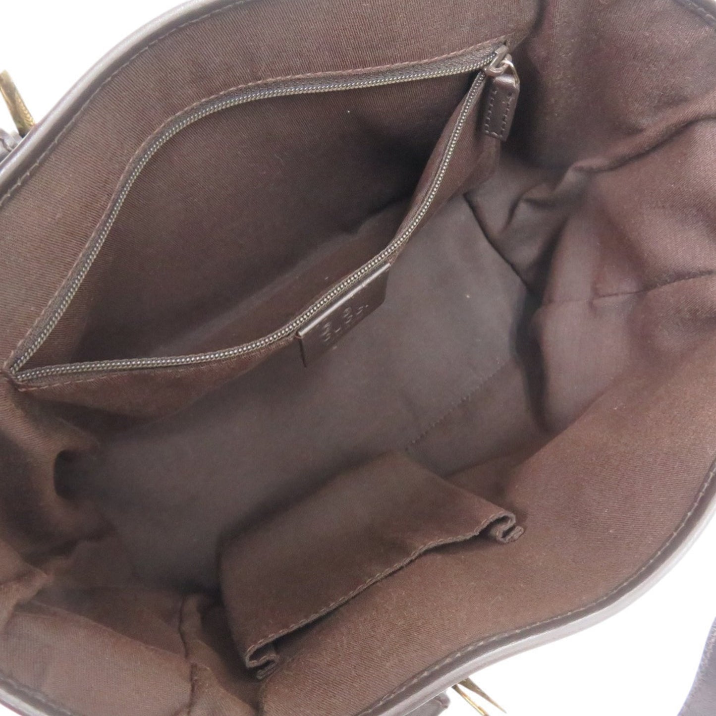 Gucci Brown Gg Canvas Handbag