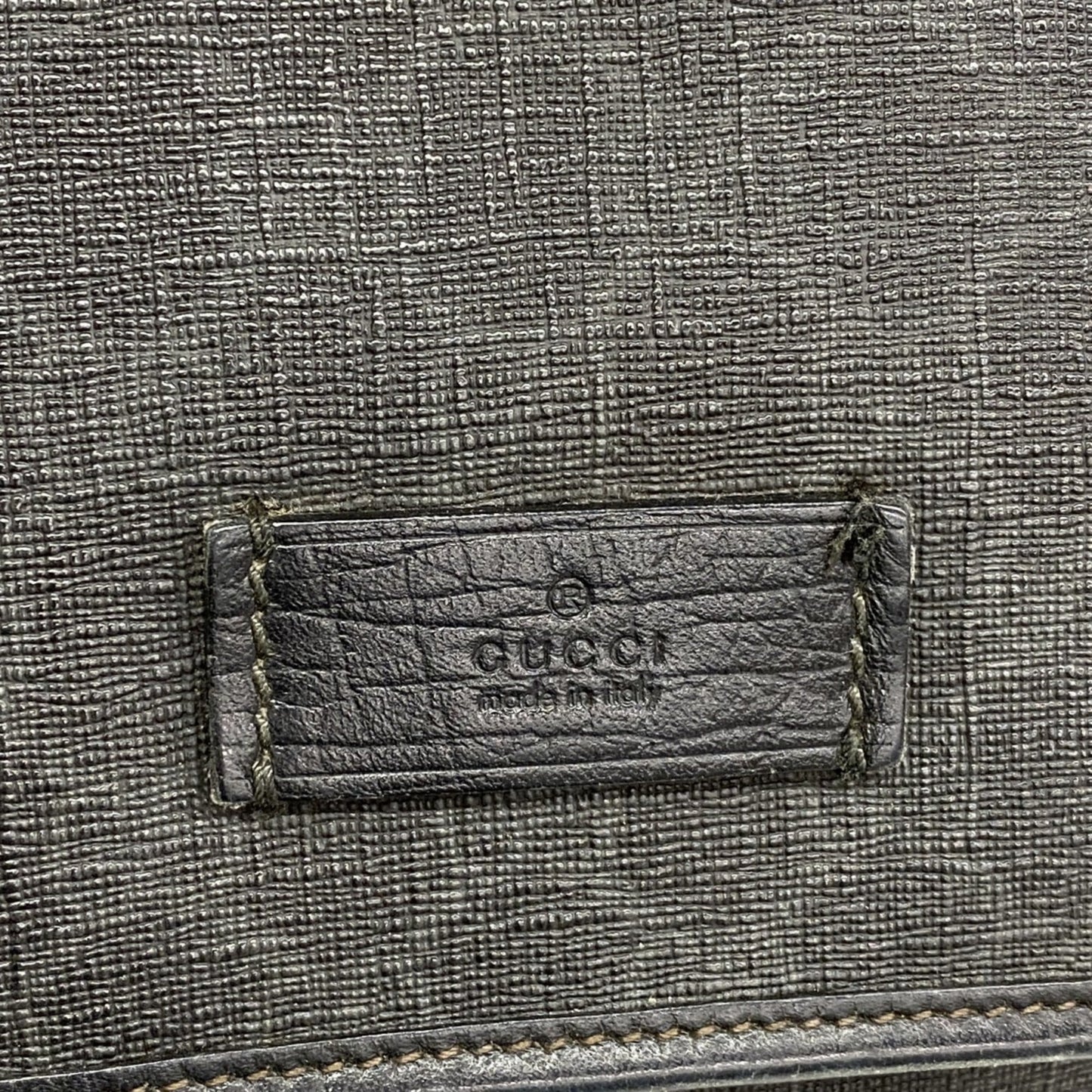 Gucci Black Pvc Shoulder Bag