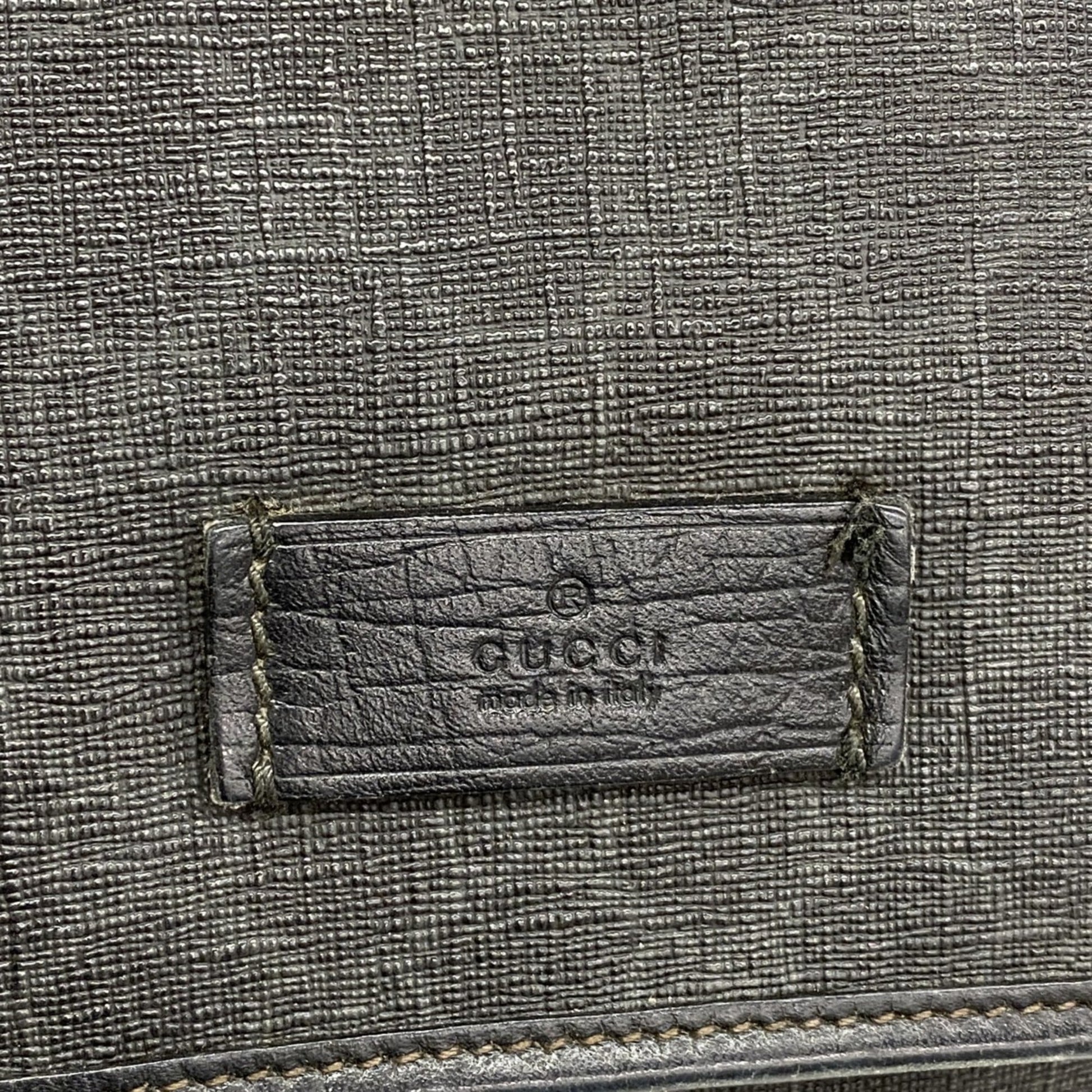 Gucci Black Pvc Shoulder Bag
