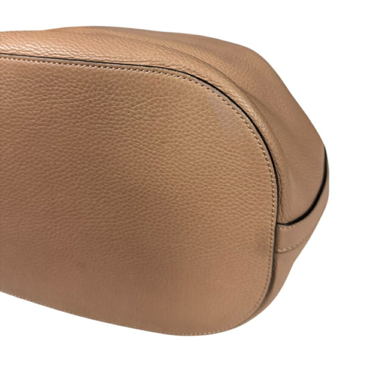 Gucci Beige Bamboo Leather Shoulder Bag