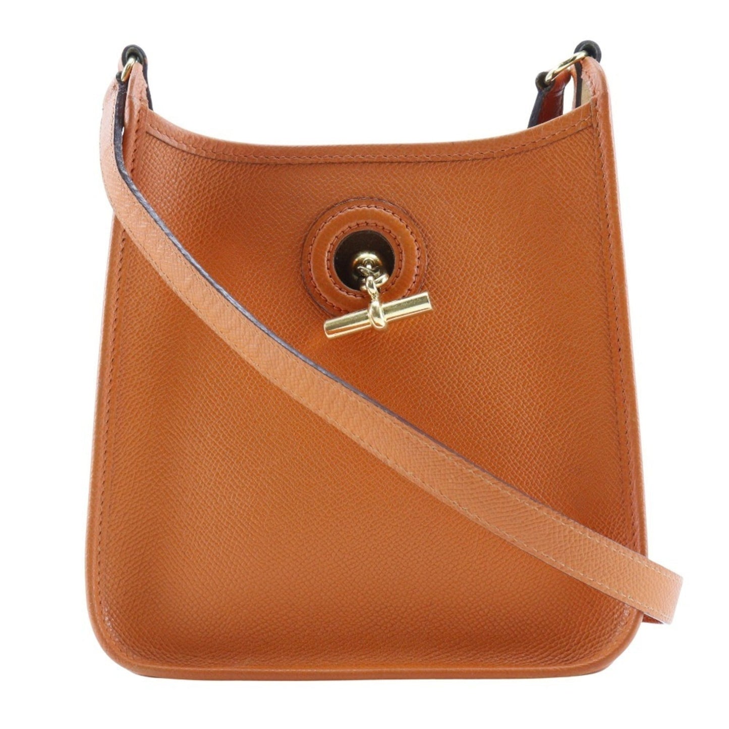 Hermes Epsom Shoulder Bag Leather Orange 1815
