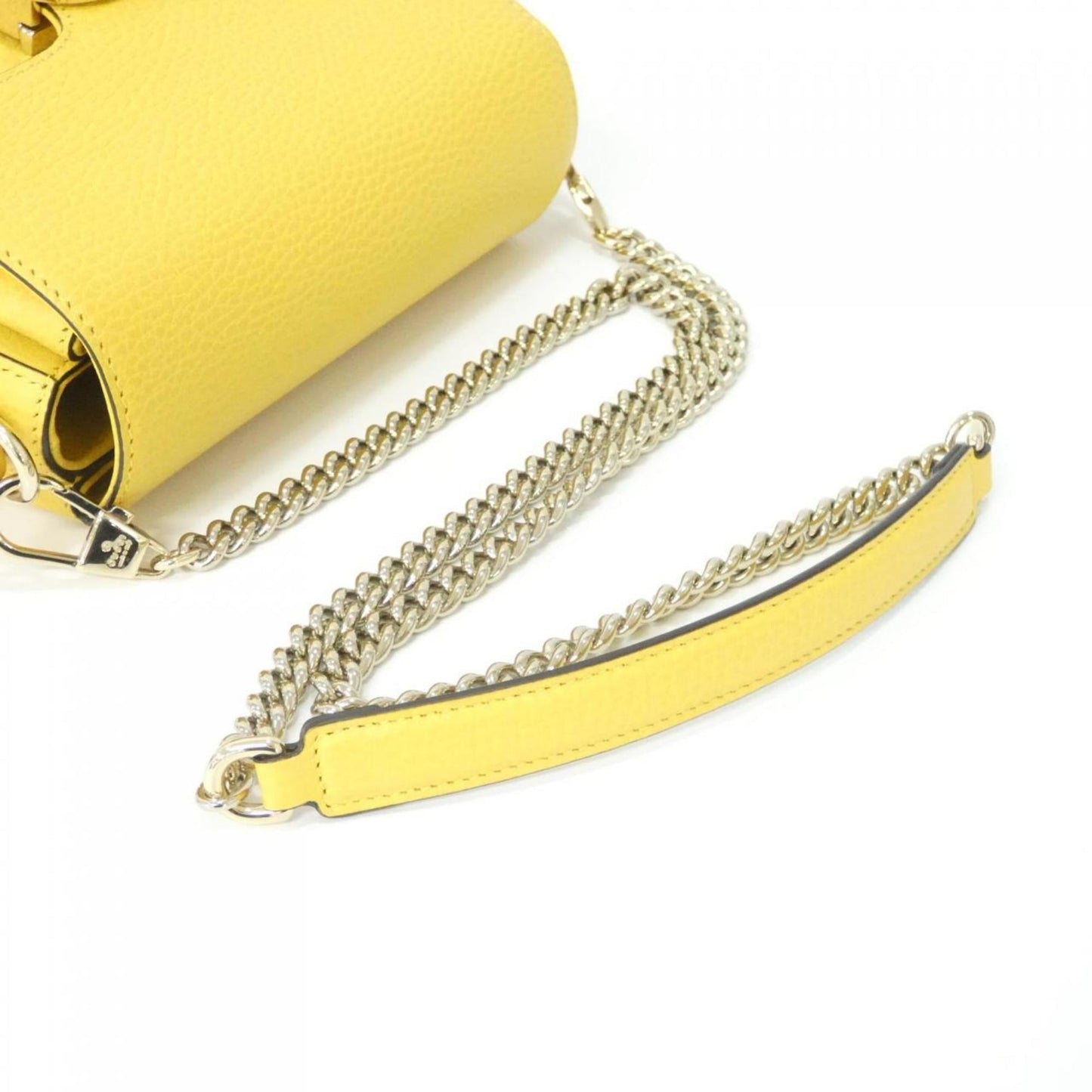 Gucci Yellow Leather Shoulder Bag