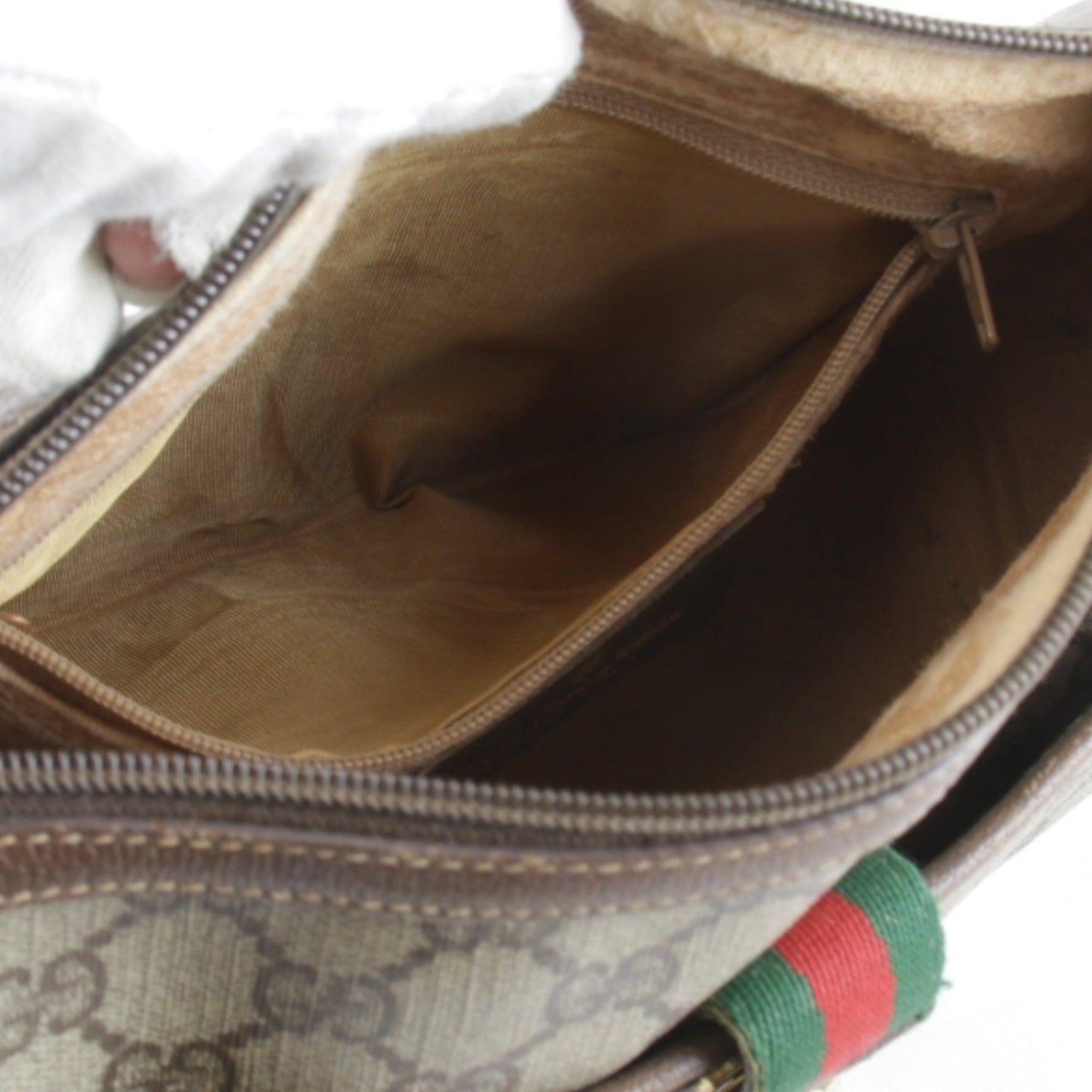 Gucci Brown Gg Supreme Shoulder Bag